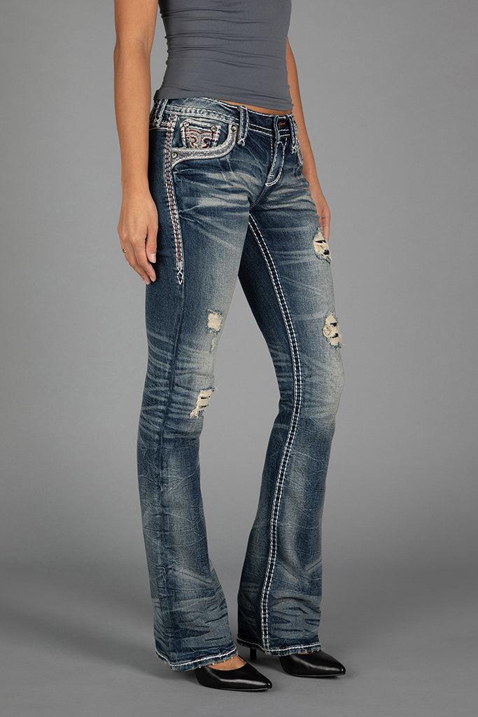 Jane Low-Rise Bootcut Jeans Product Image