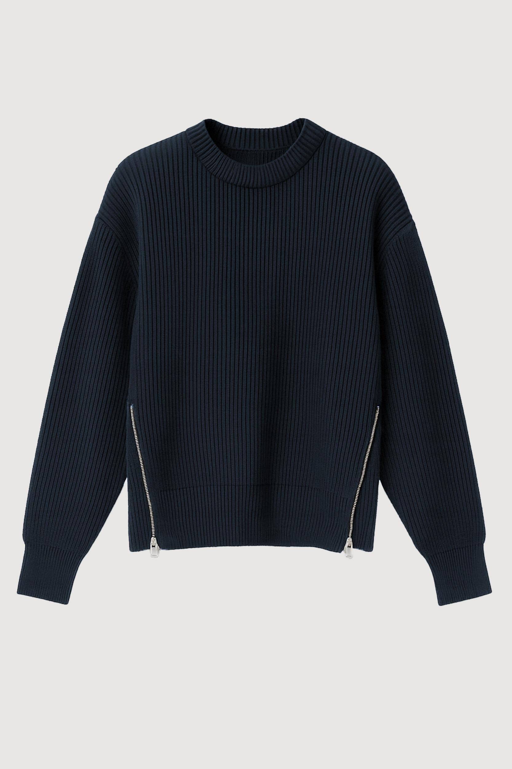 Tate Organic Cotton Side-Zip Sweater Product Image