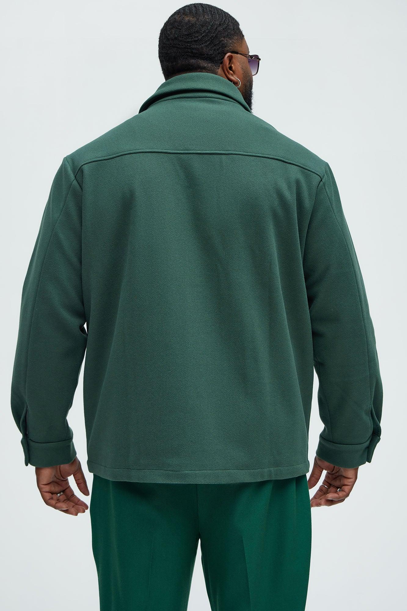 Ballou Pocket Button Up Shirt - Green Product Image