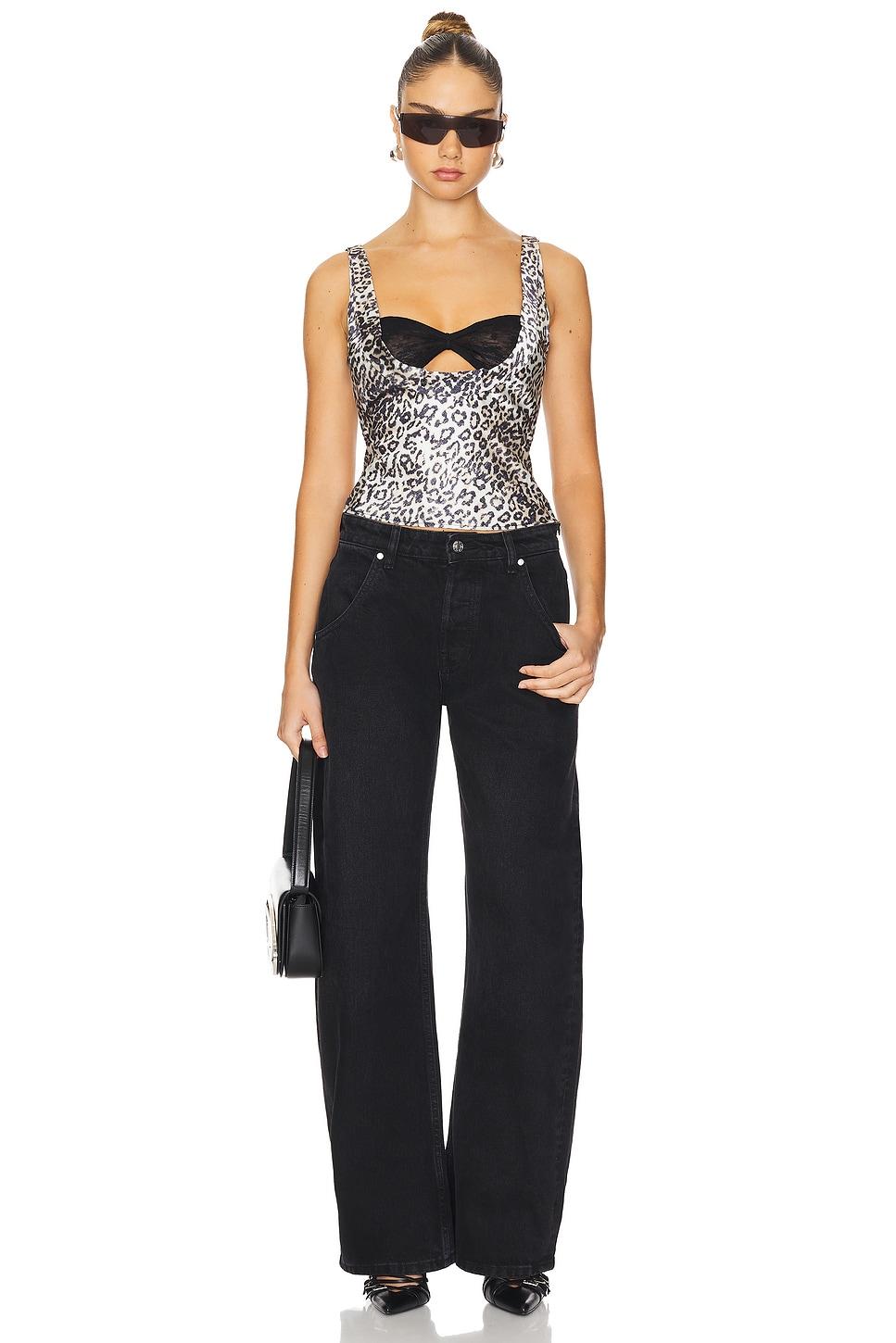 Enzo Mid Rise Barrel Jeans EB Denim Product Image