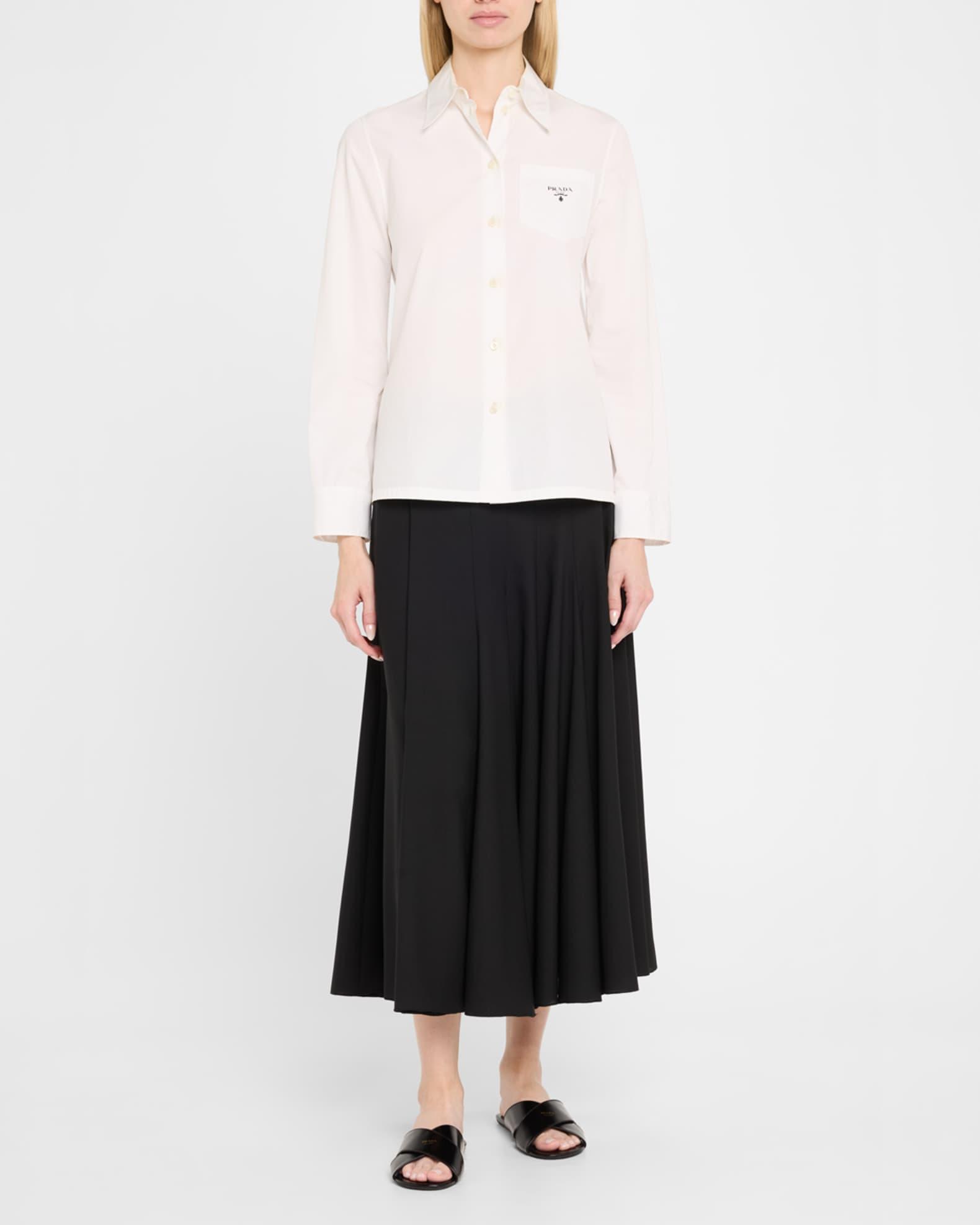 Leather Crisscross Slide Sandals Product Image