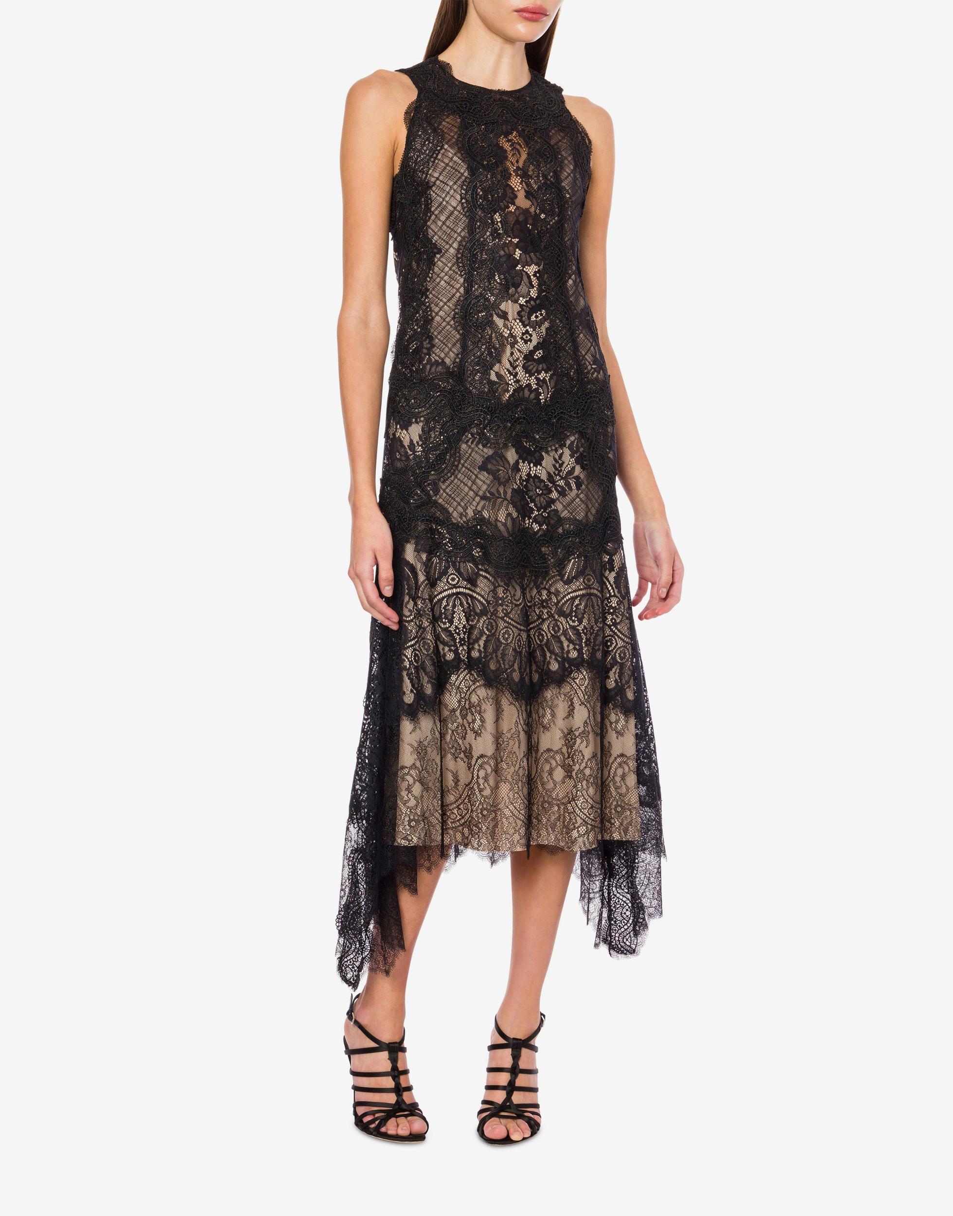 Lace longuette dress Chantilly Product Image