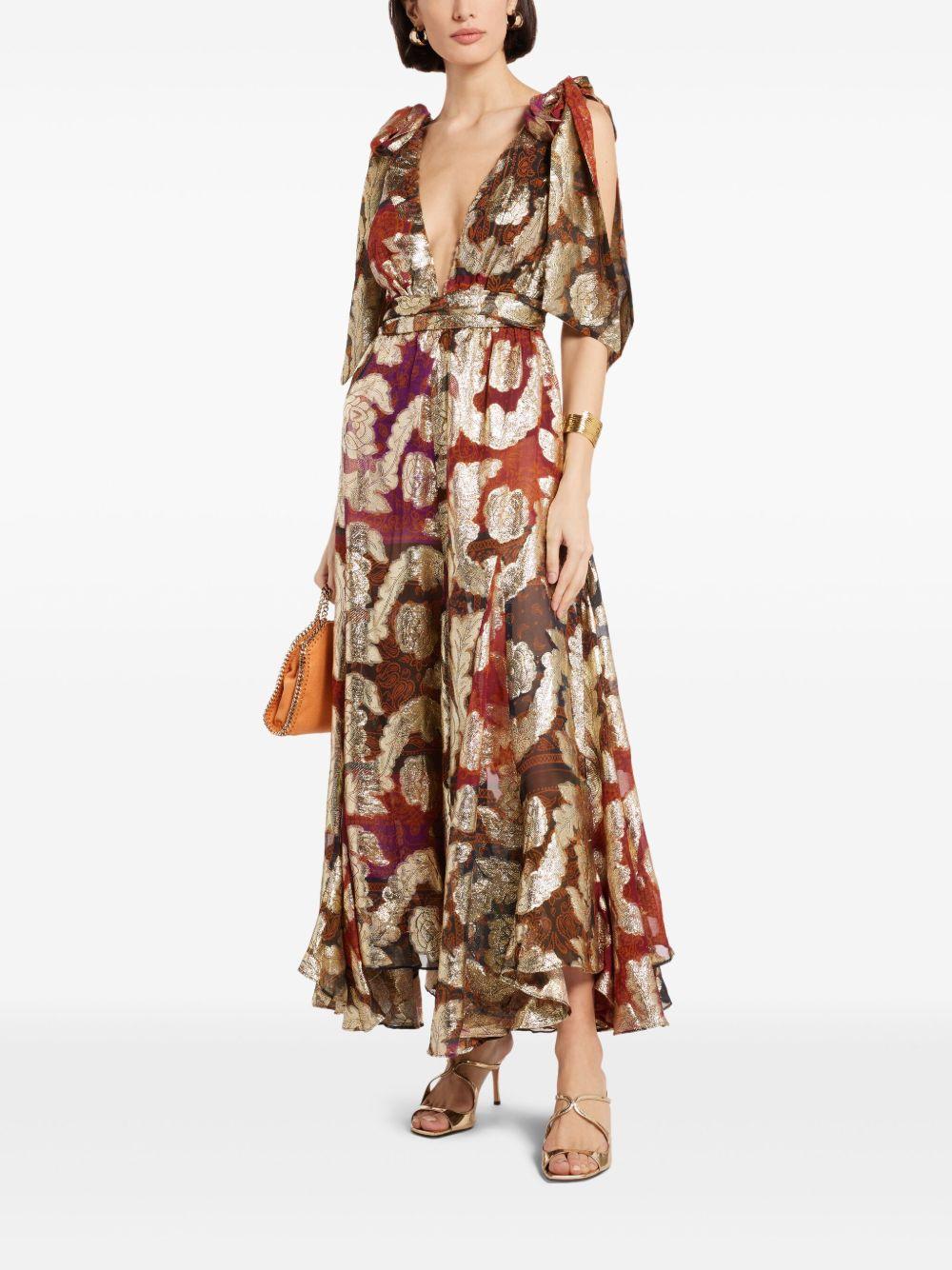 abstract-pattern print maxi dress Product Image