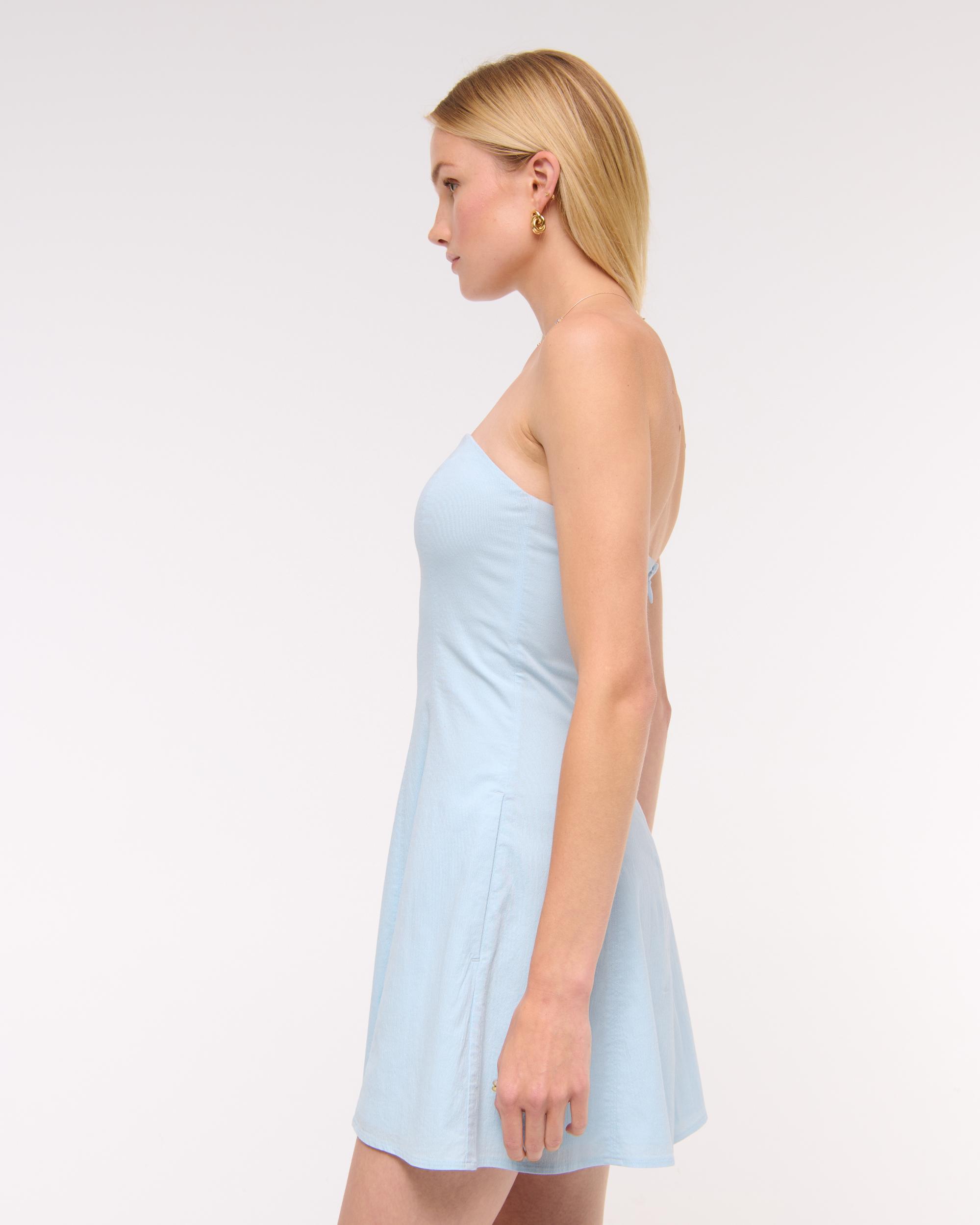 The A&F Mila Strapless Mini Dress Product Image