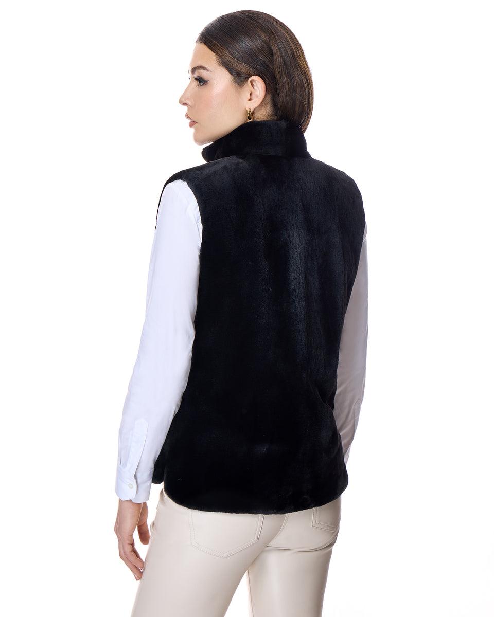 Sheared Mink Reversible Vest Product Image