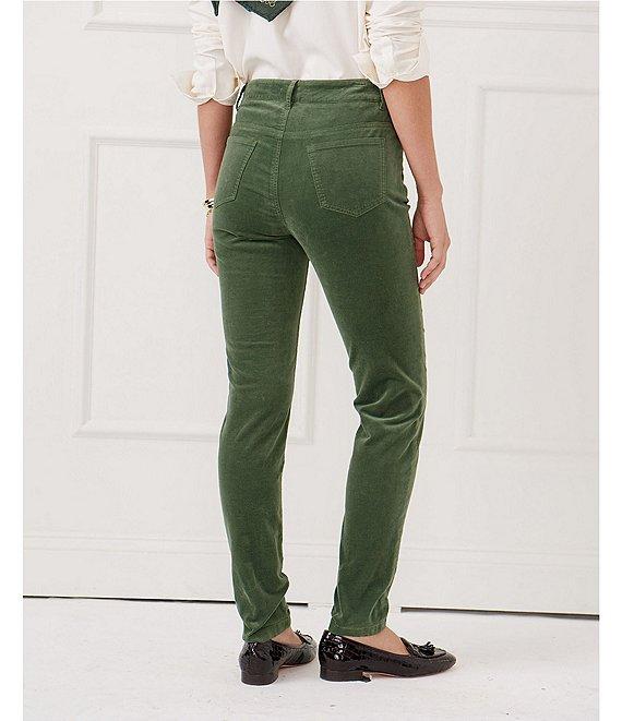 J.McLaughlin Egret Mid-Rise 5-Pocket Slim Leg Cigarette Pants Product Image