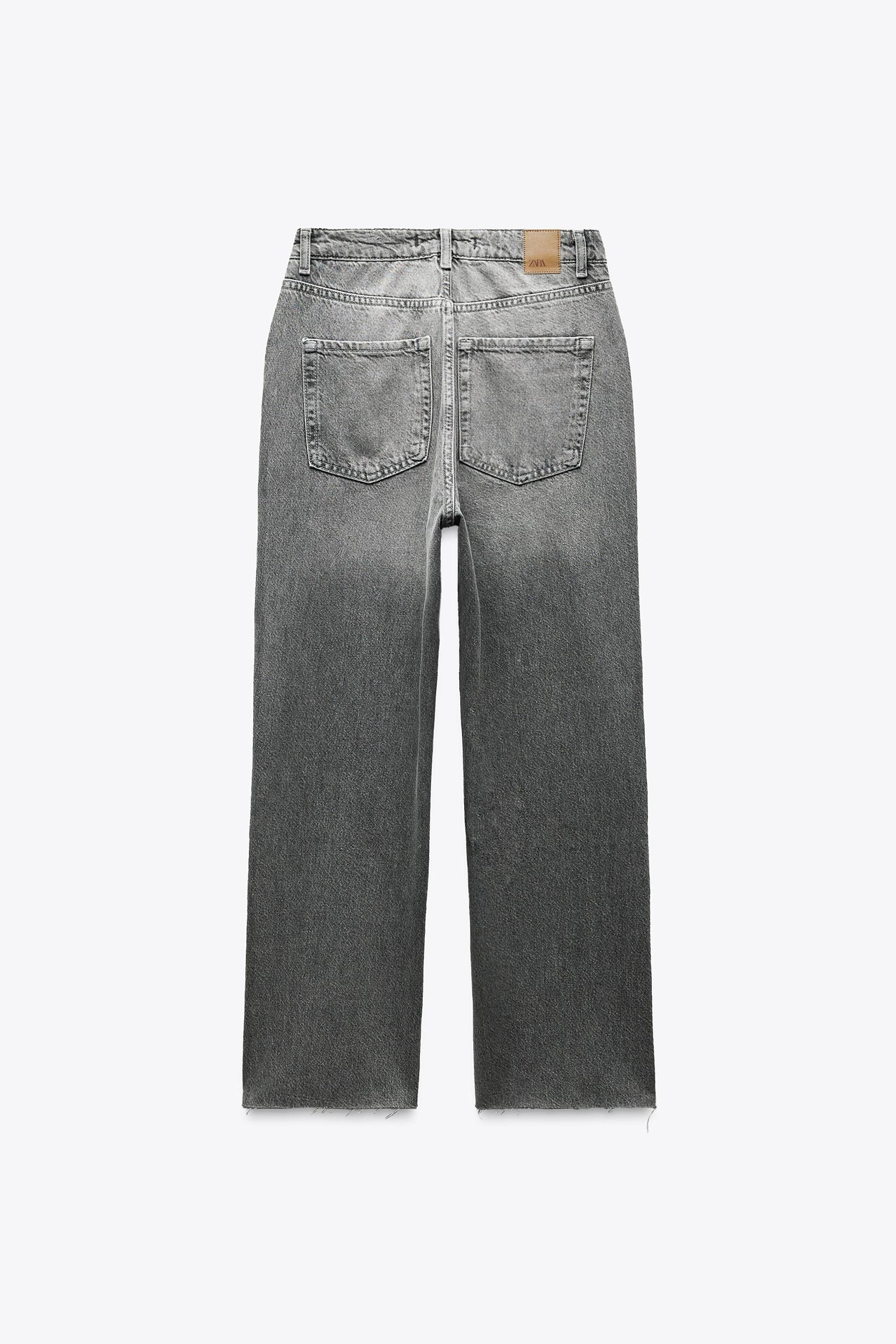 Z1975 DENIM STRAIGHT CUT JEANS WITH A HIGH WAIST Product Image