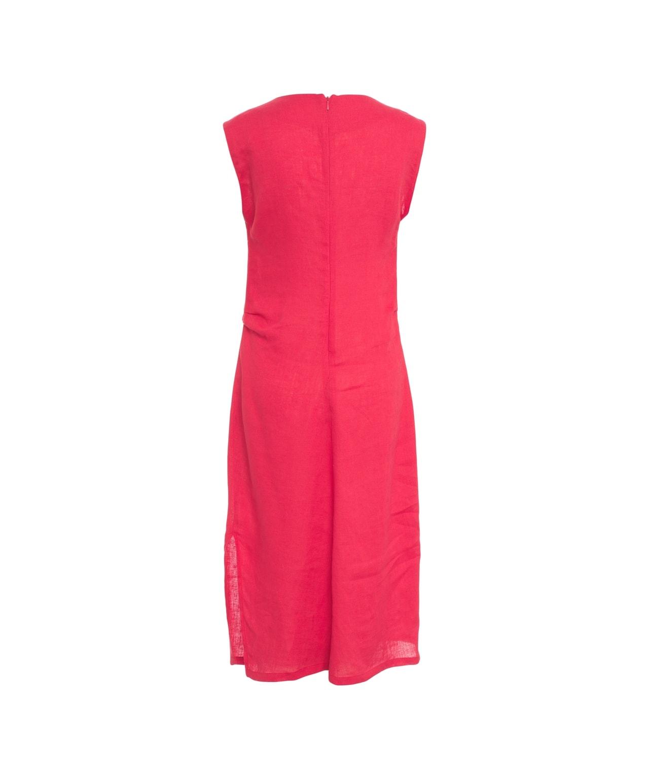 Linen midi dress Product Image