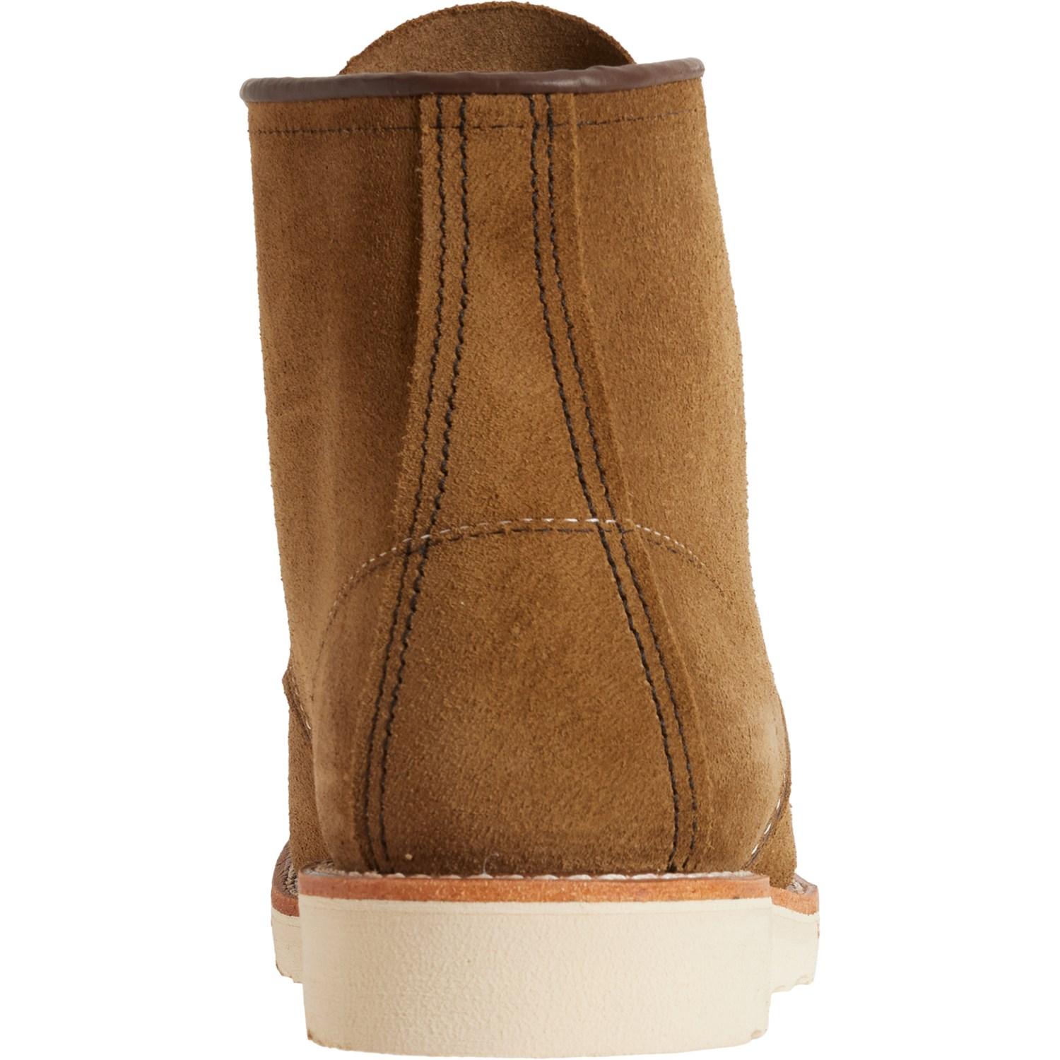 Red Wing 6” Classic Moc-Toe Boots - Suede, Factory 2nds (For Men) Product Image