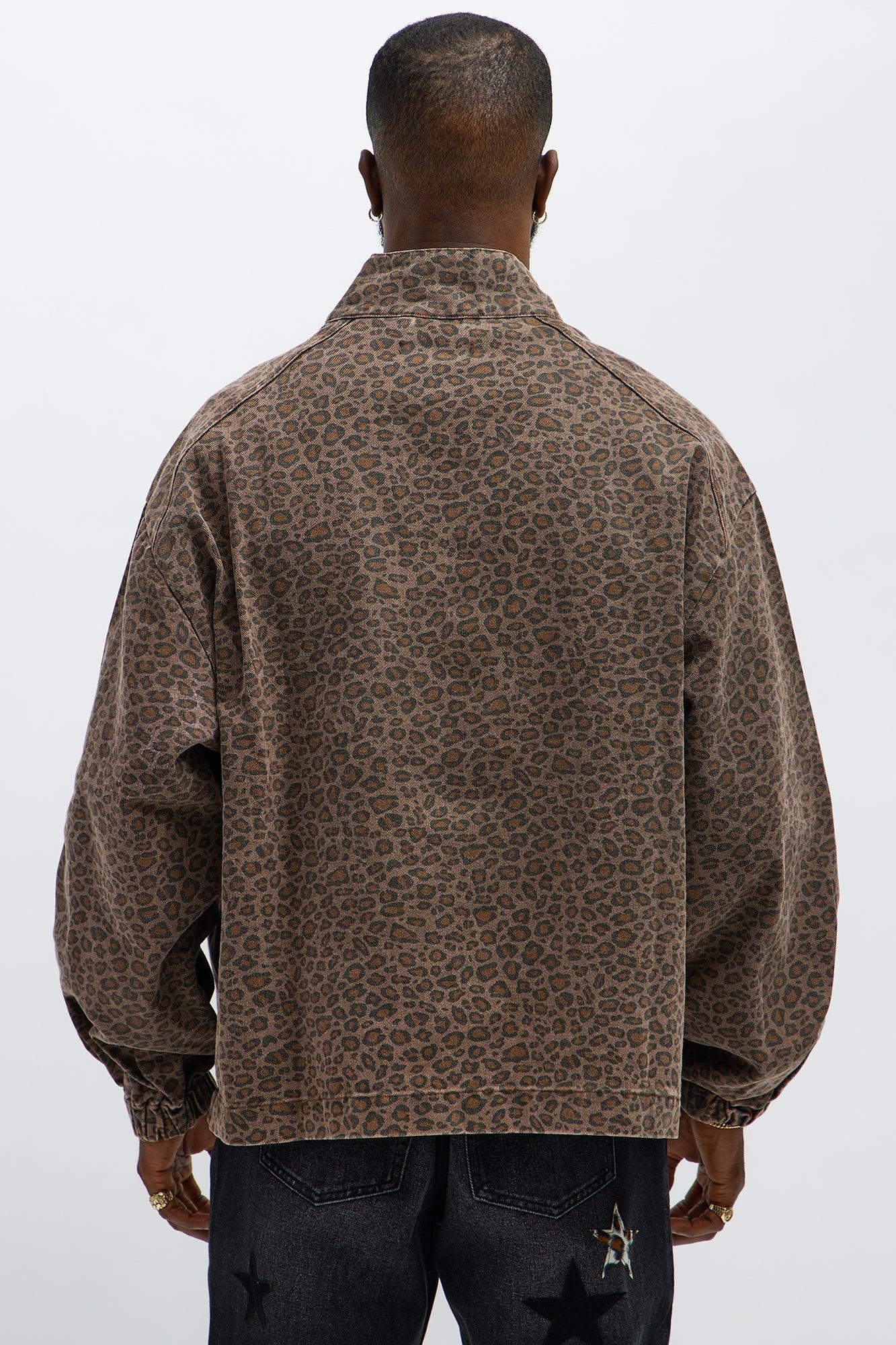 Wild Style Anorak Jacket - Brown Male Product Image