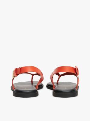Flat Leather Slingback Sandal Product Image