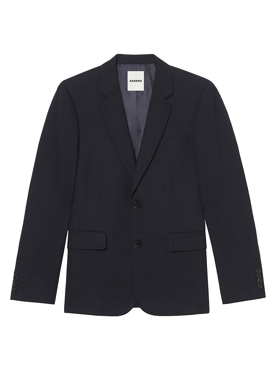 Mens Wool Suit Jacket Product Image