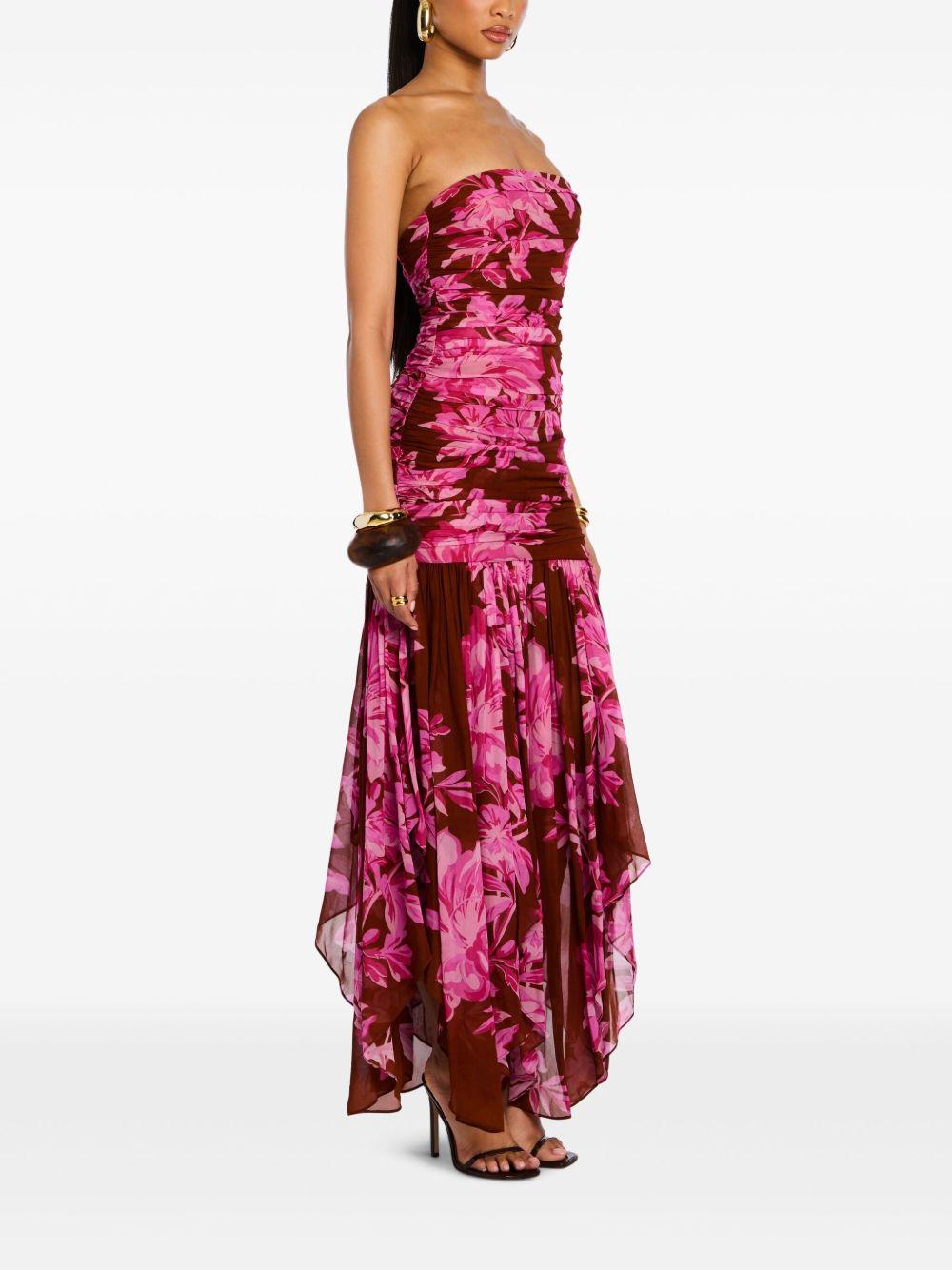 Teryn floral-ruffle maxi dress Product Image
