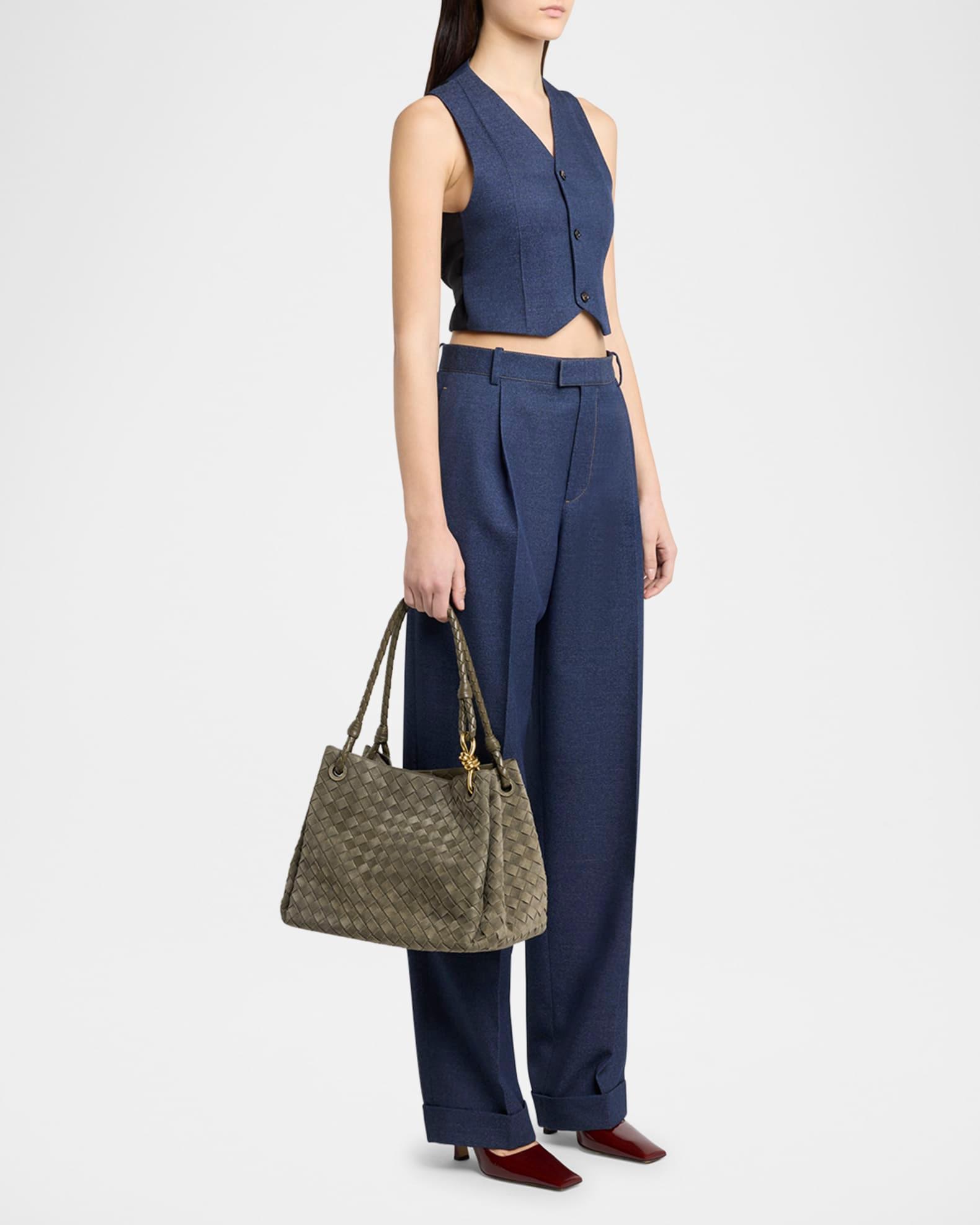 Large Parachute Suede Shoulder Bag Product Image