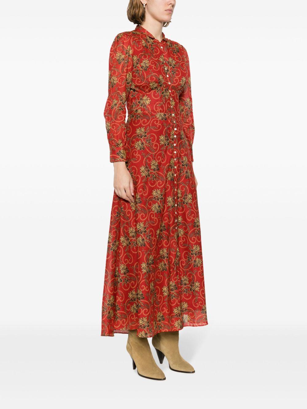 floral-print cotton maxi dress  Product Image