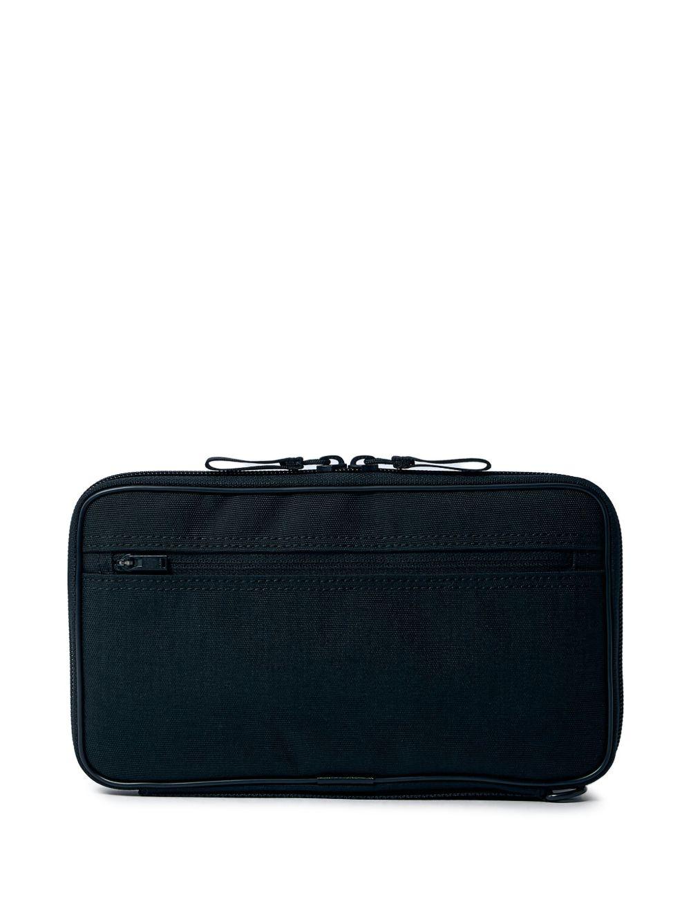 logo-patch zip-fastening travel bag Product Image