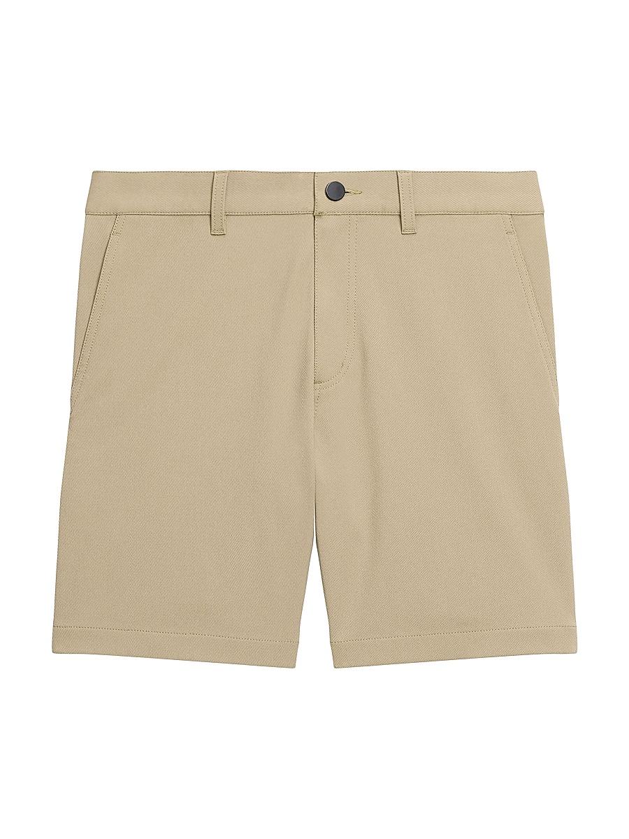 Mens Cotton-Blend Mid-Rise Shorts Product Image