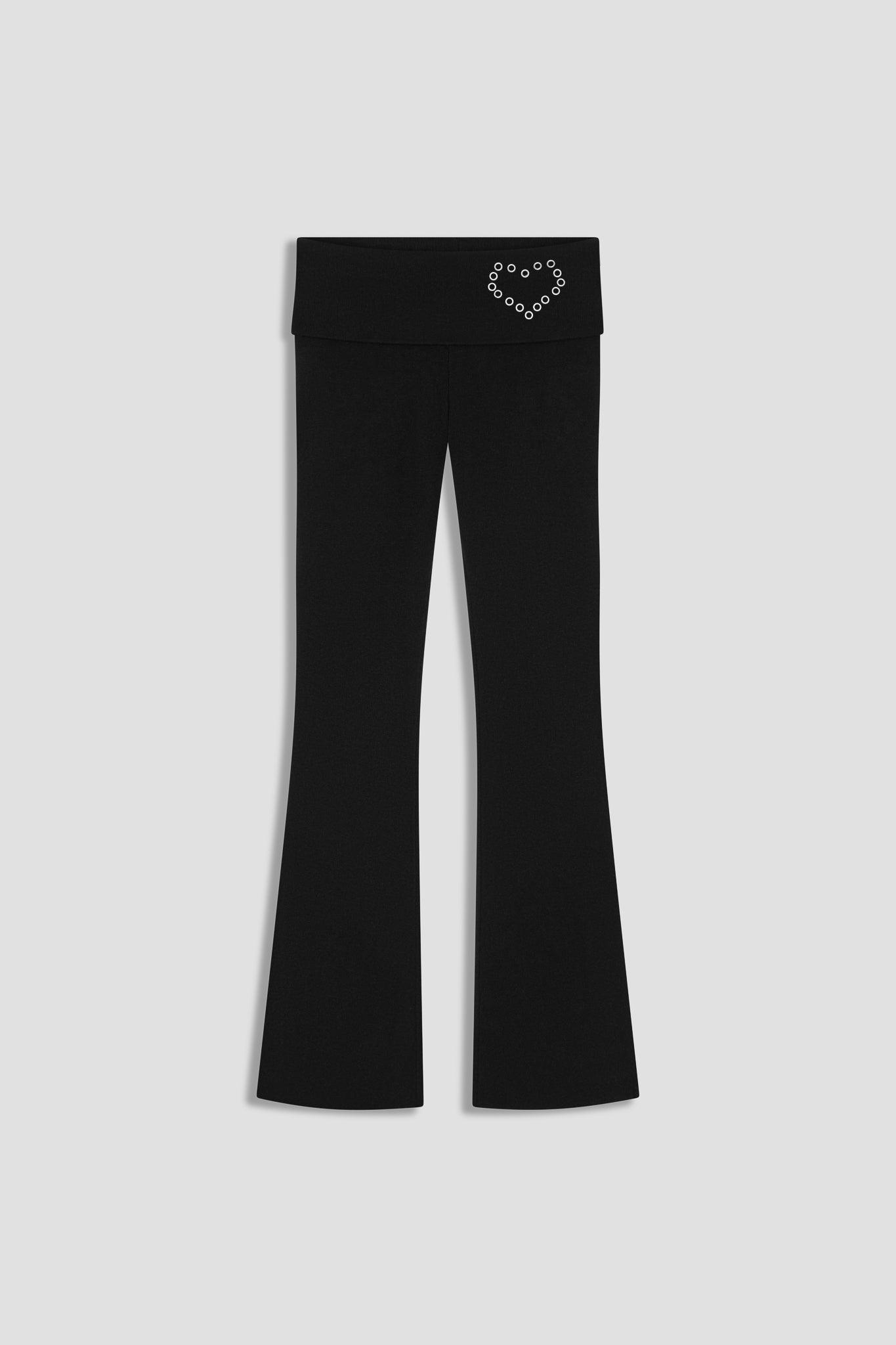 ALBA FOLDOVER PANT - BLACK Product Image