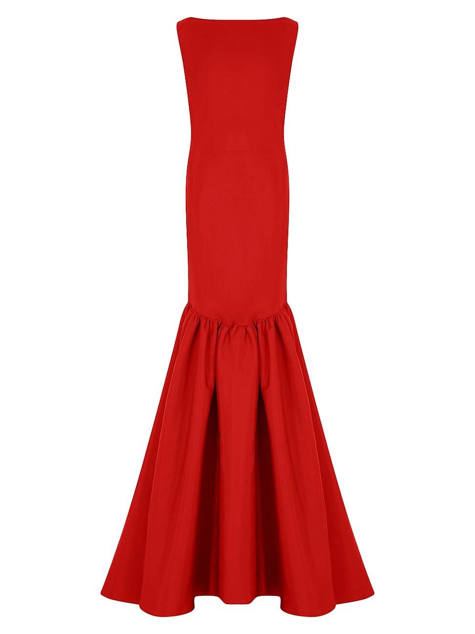 Womens Demi Silk Mermaid-Hem Gown Product Image
