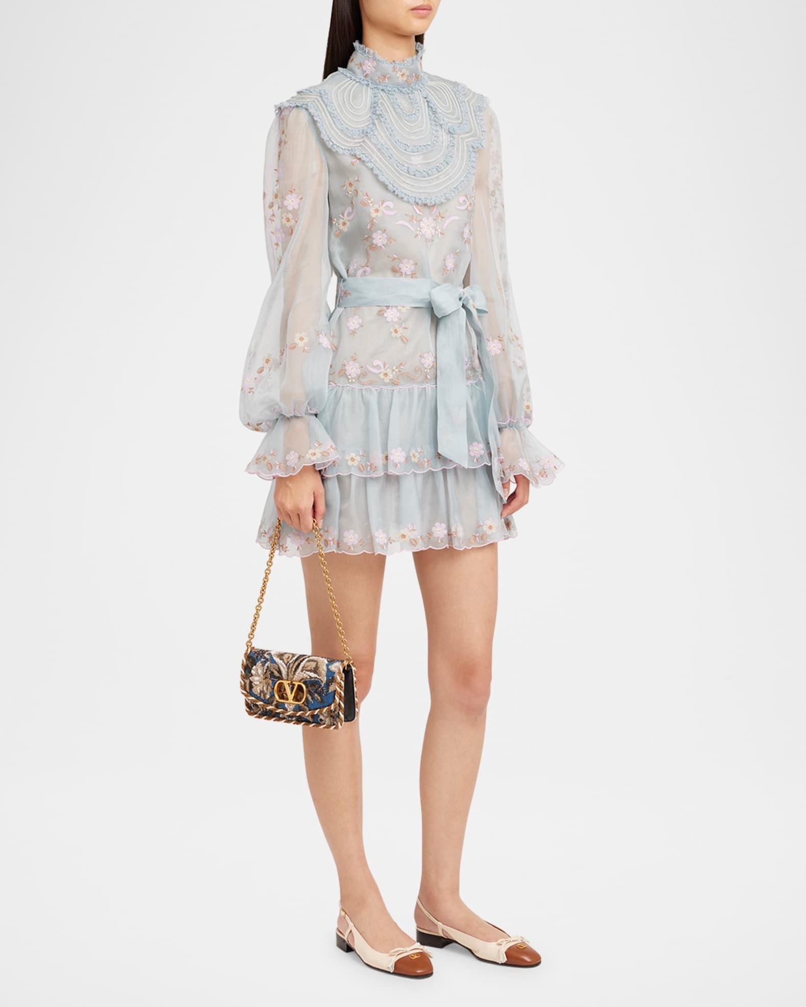 Vain Small Floral Beaded Clutch Bag Product Image