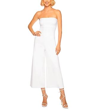 Susana Monaco Strapless Cropped Wide Leg Jumpsuit Product Image