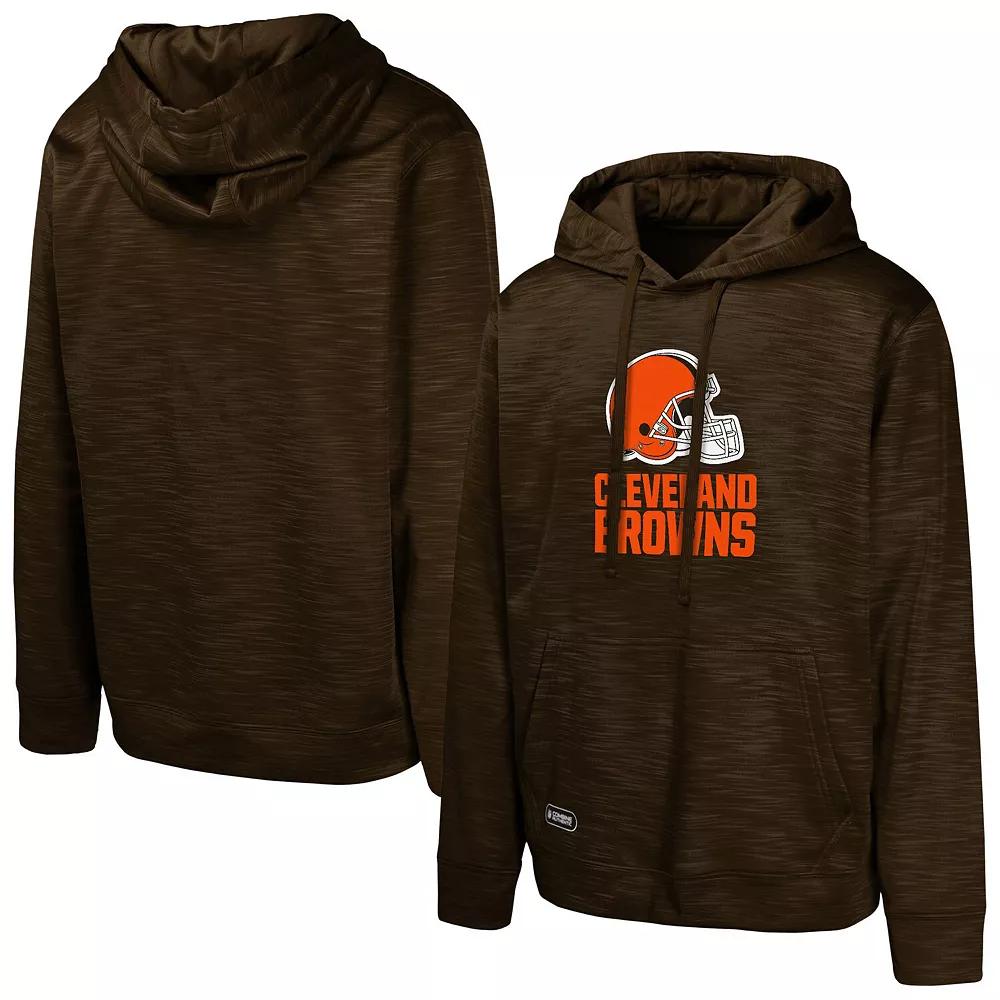 Men's Brown Cleveland Browns Streak Fleece Pullover Hoodie,  Product Image