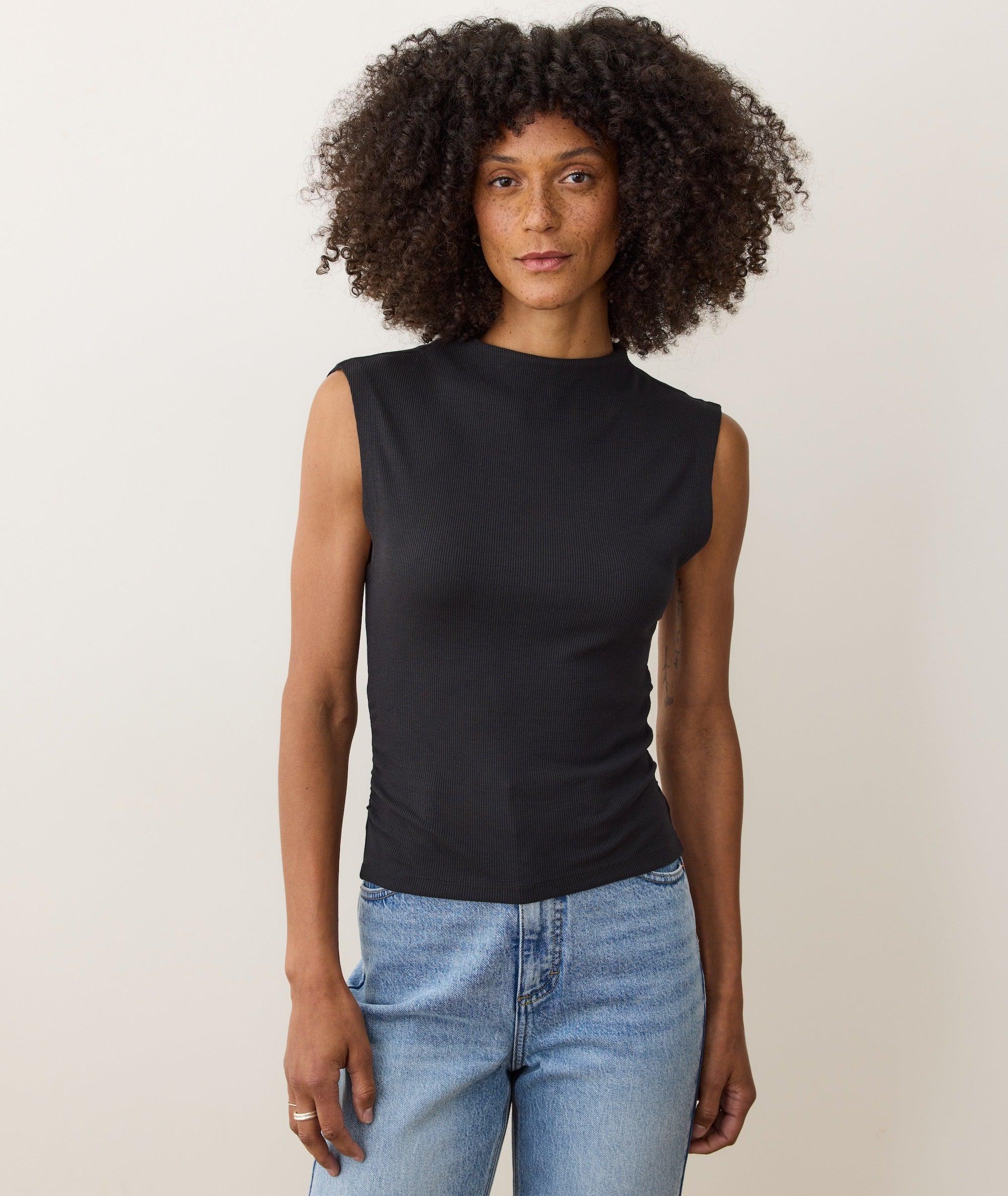 Lexi Rib Sun-In Mockneck Top Product Image