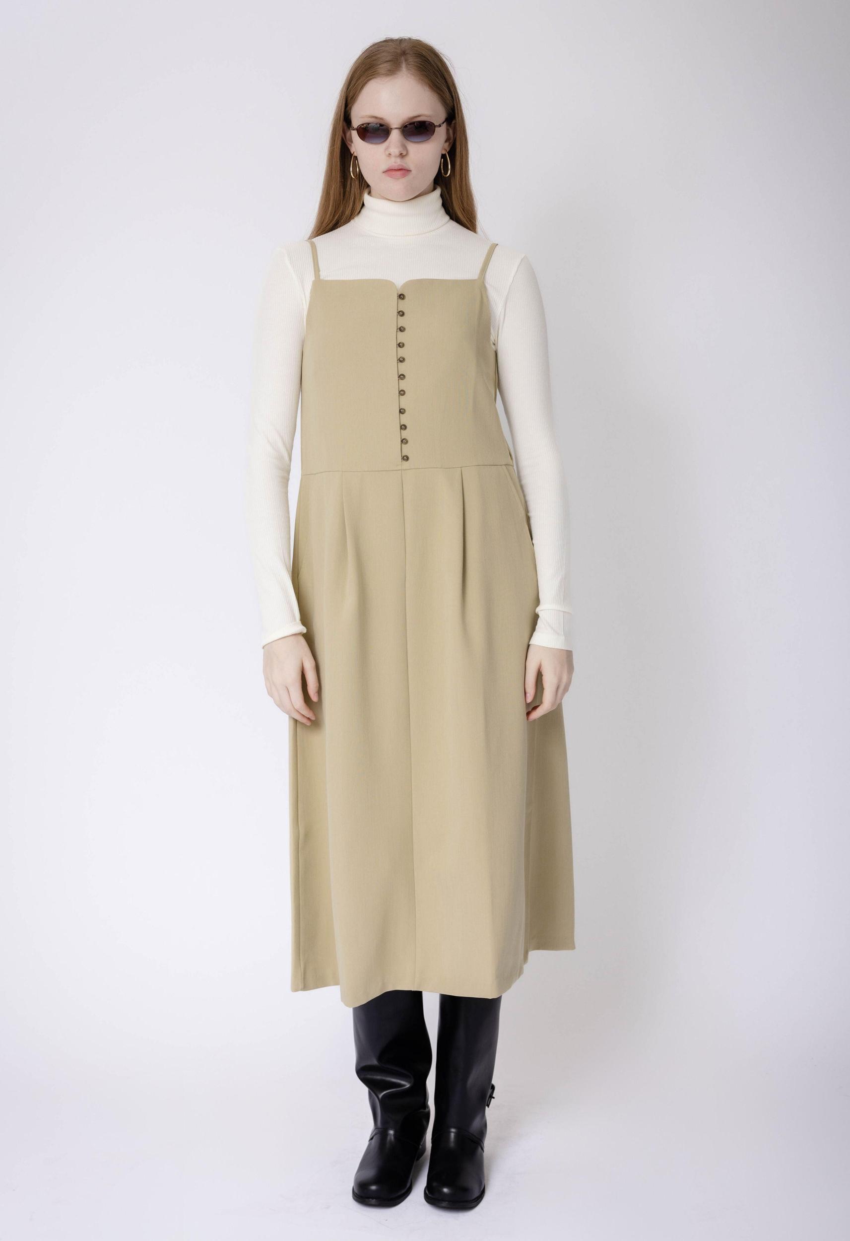 Matilda Dress in Light Olive Product Image