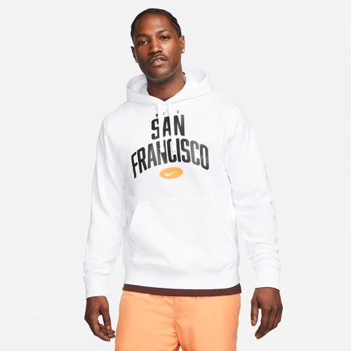 Nike Mens Nike San Francisco Club City Hoodie - Mens Black/White Product Image