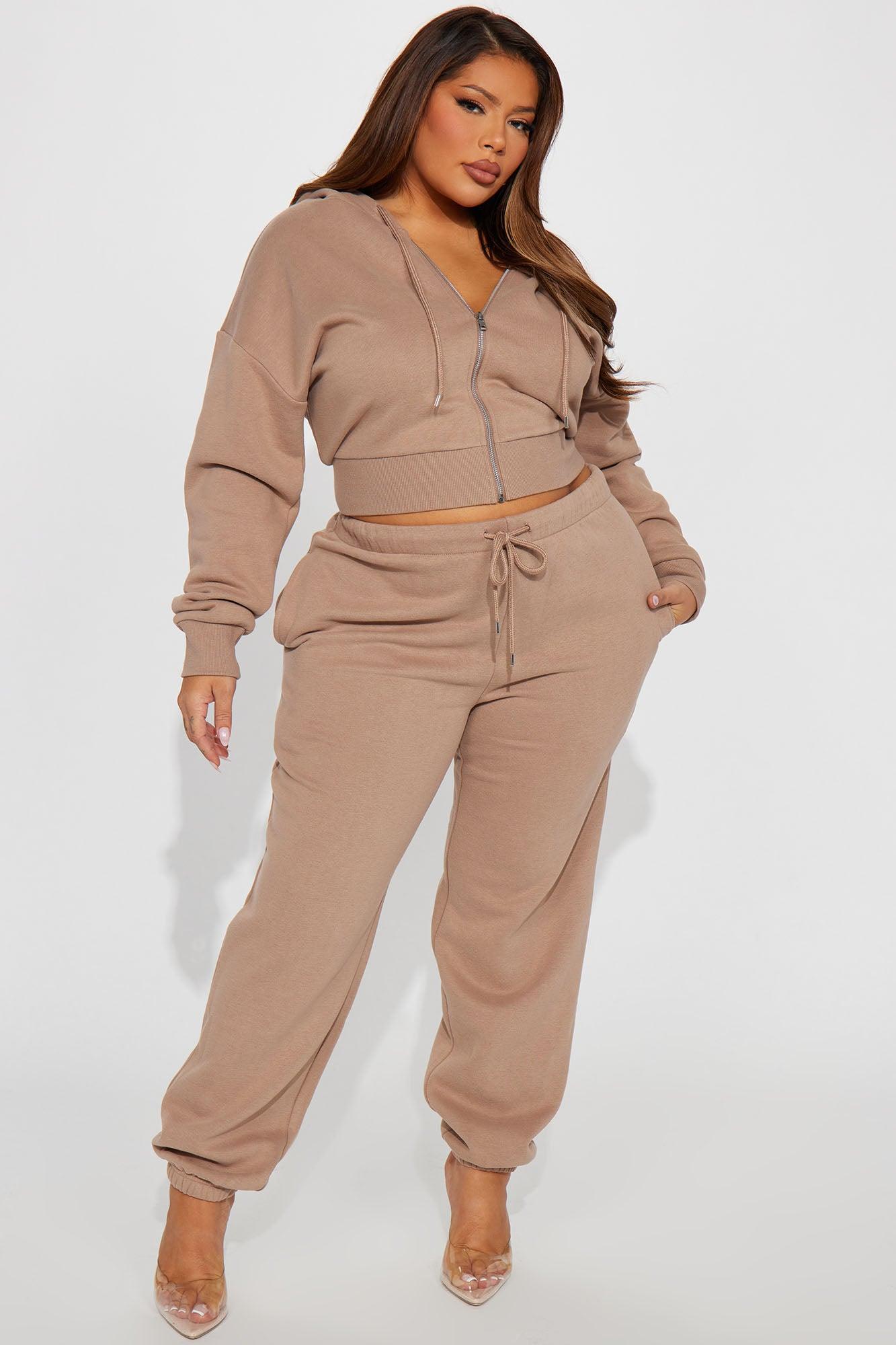 Brianna Jogger Pant Set - Mocha Product Image