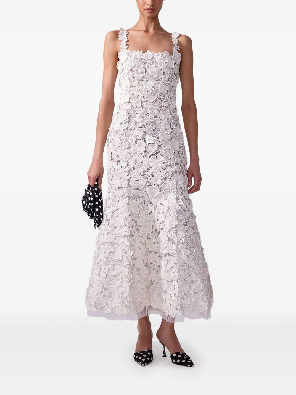 embroidered midi dress Product Image