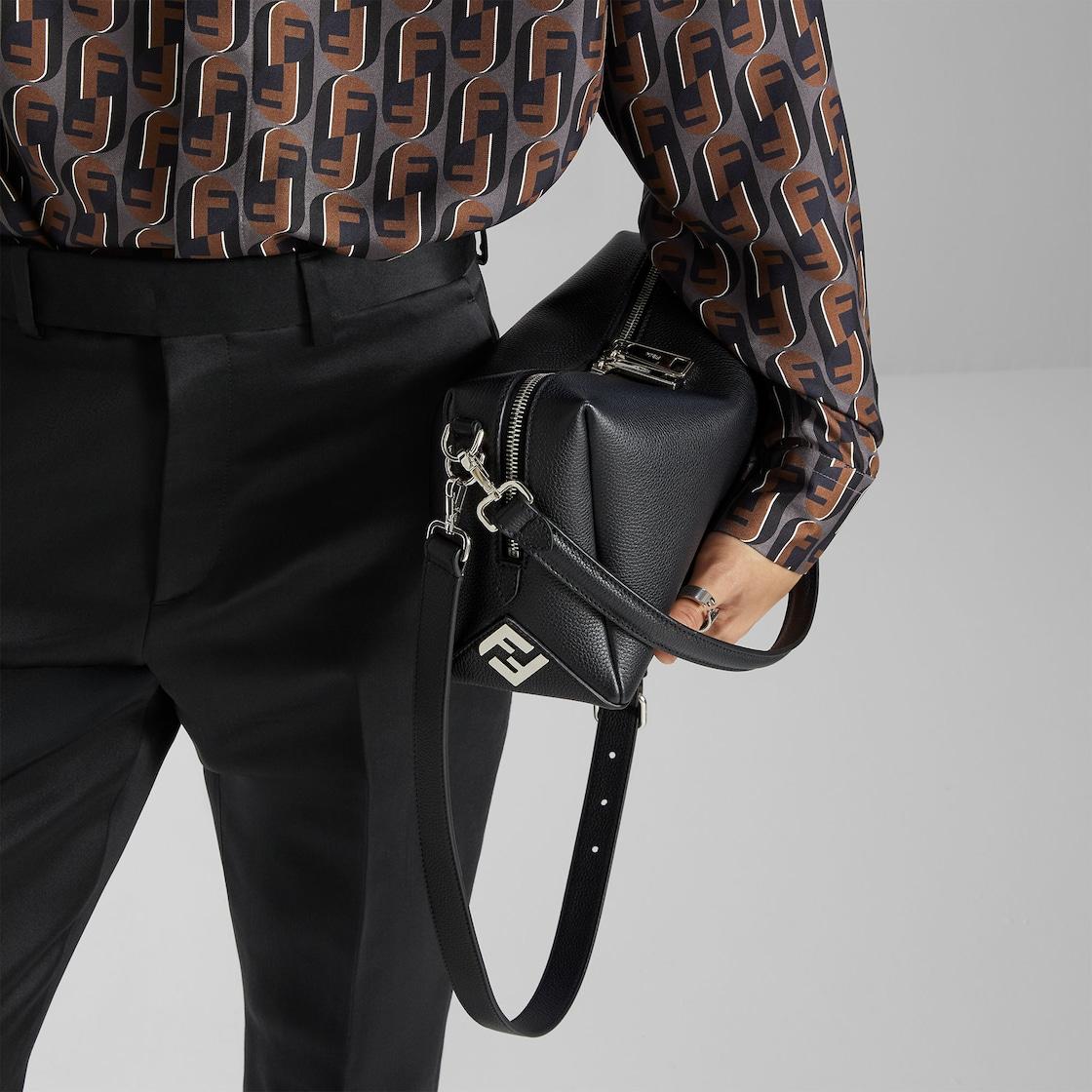 Fendi Lui Medium Black leather bag Product Image