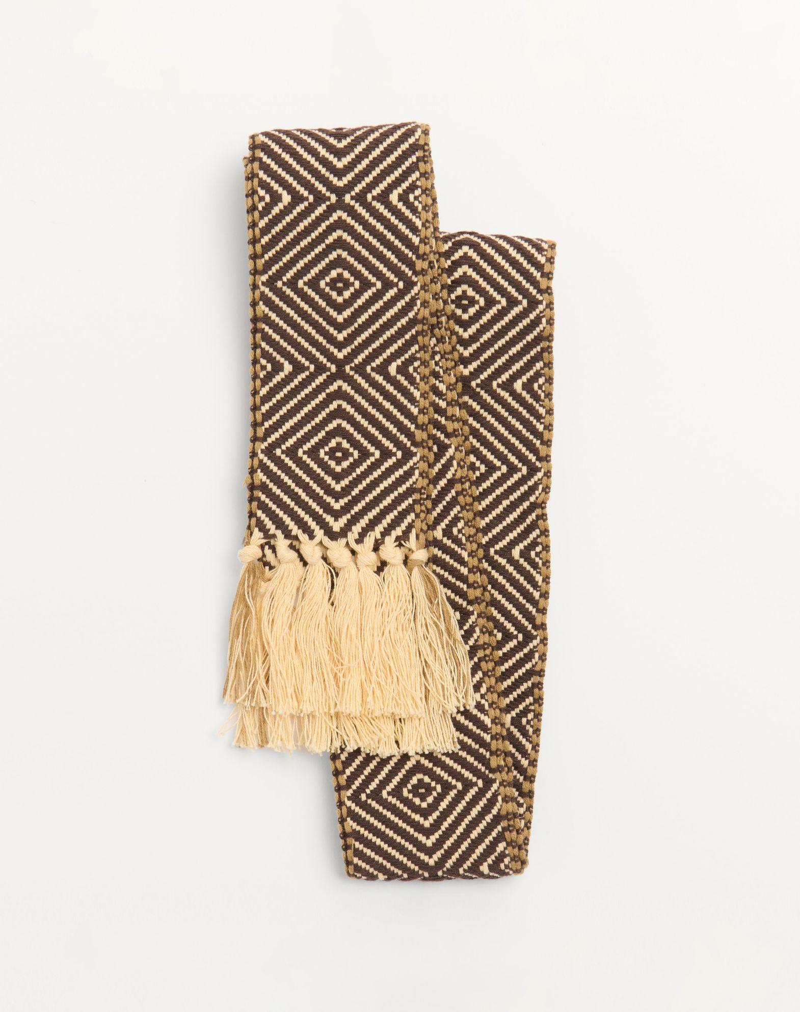 Antibes Cotton Scarf With Fringe Product Image