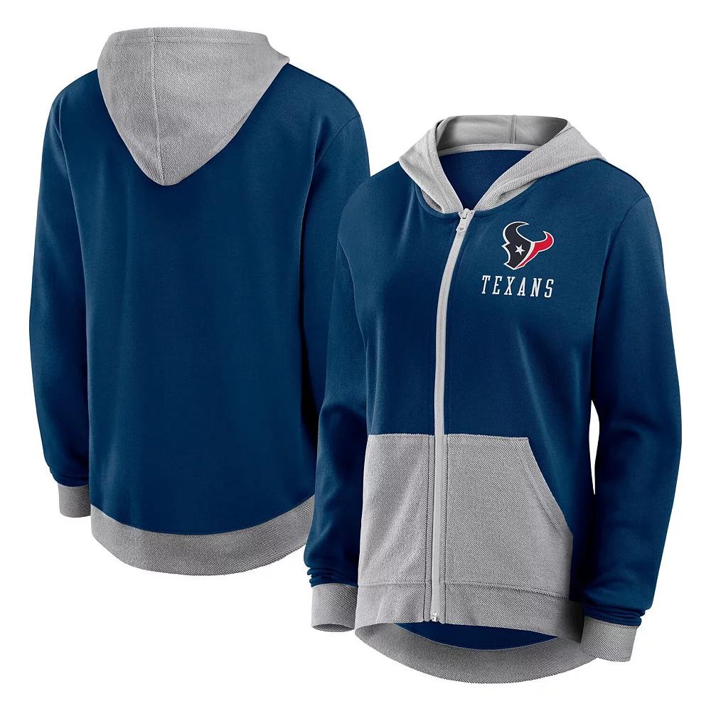 Women's Fanatics Navy Houston Astros Hit It French Terry Full-Zip Hoodie,  Product Image
