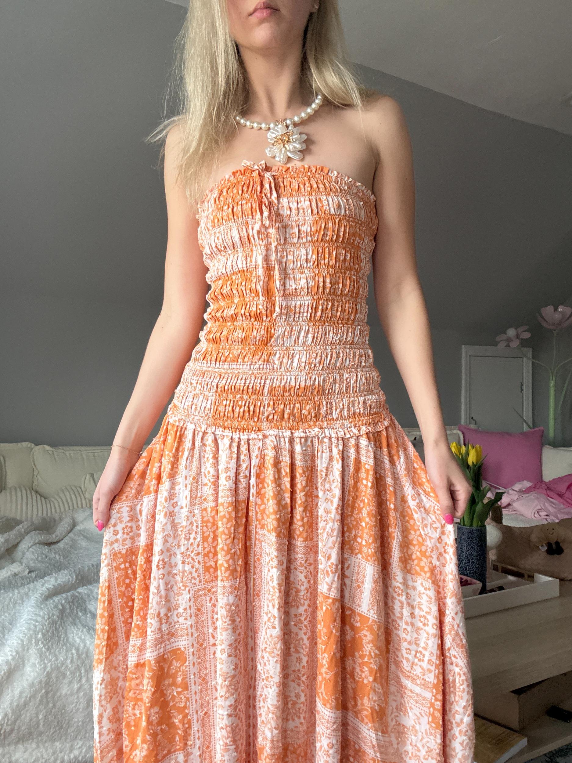 Ibiza Sunkissed Patchwork Maxi Dress Product Image