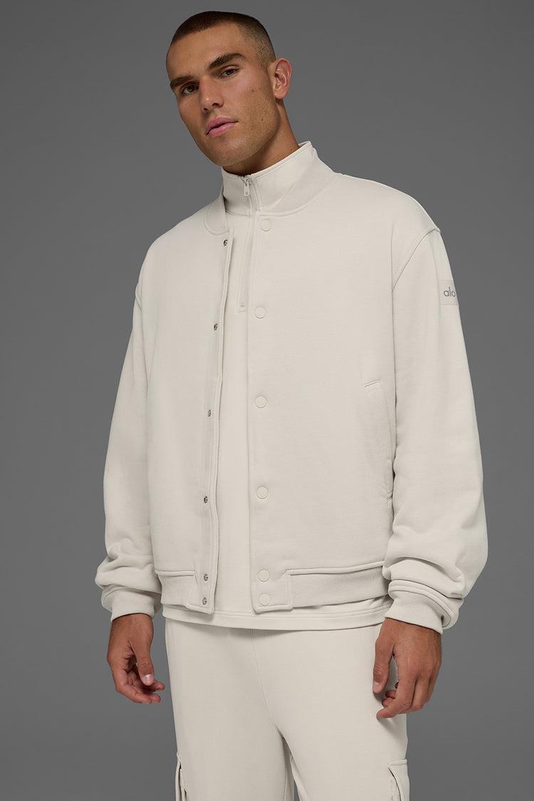 Renown Varsity Jacket - Bone Product Image