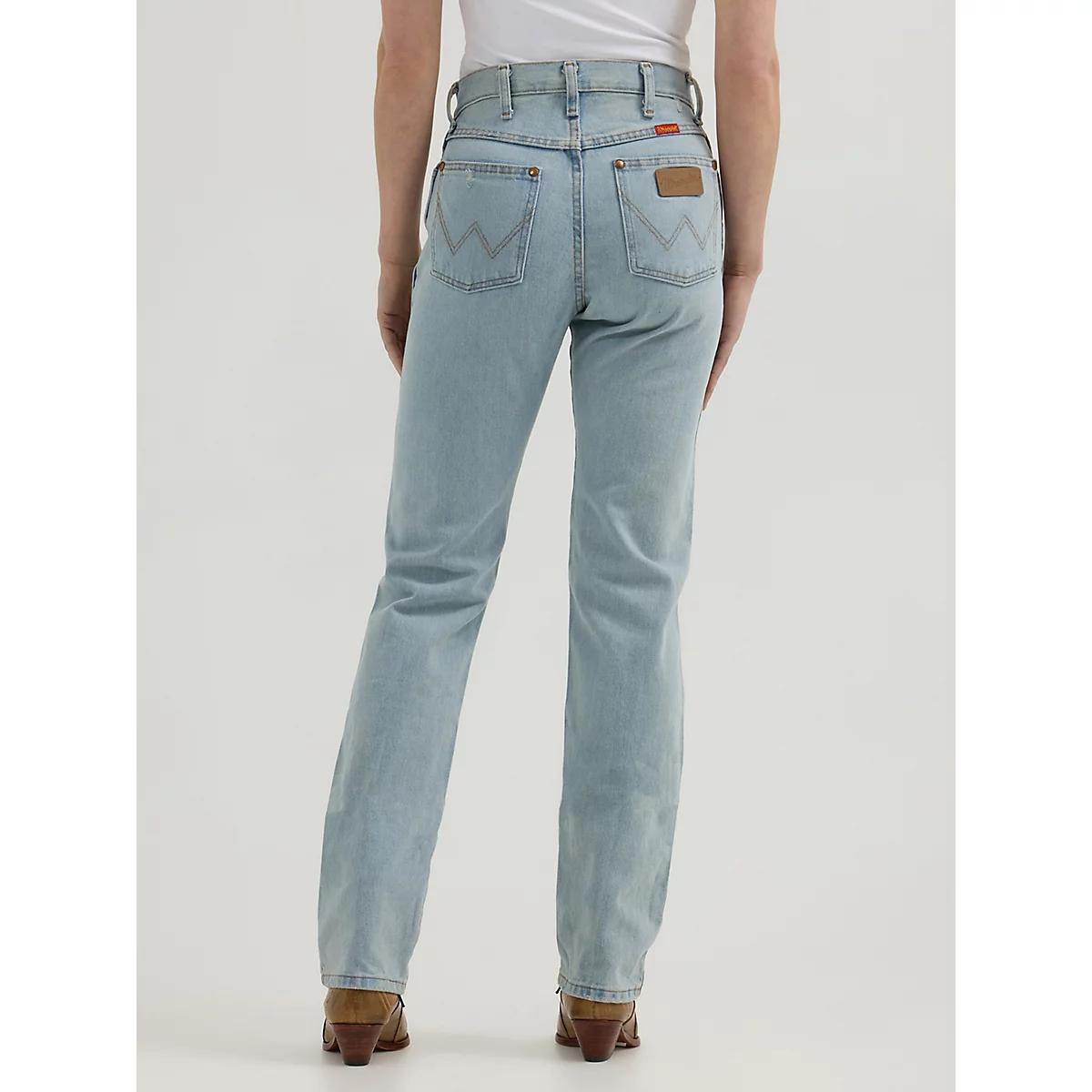 Women's Wrangler® Cowboy Cut® Slim Fit Jean in Distressed Vintage Product Image