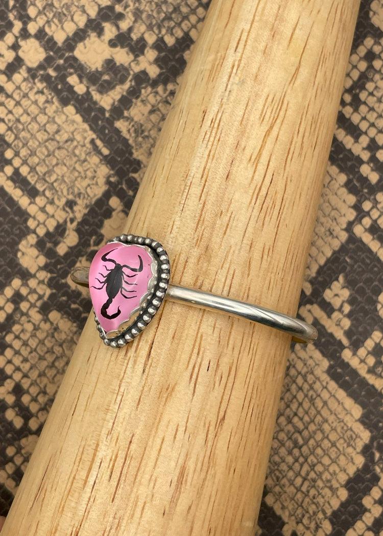 Scorpion Heart Cuff Bracelet Product Image
