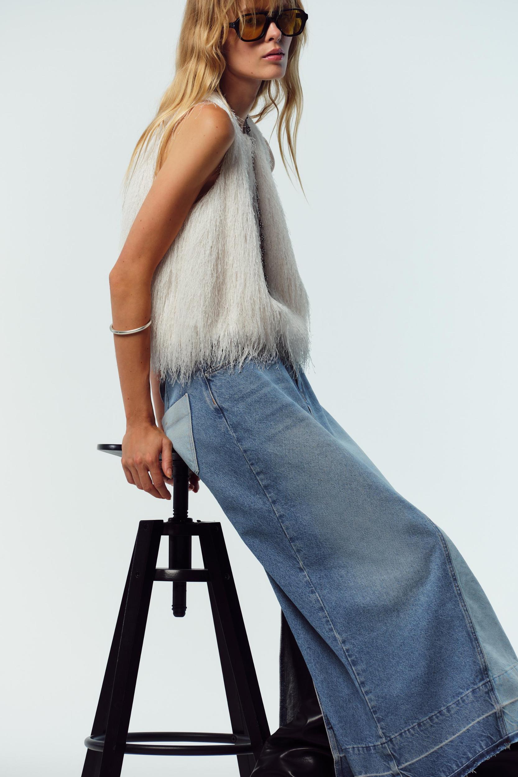 FRINGED CROP TOP Product Image