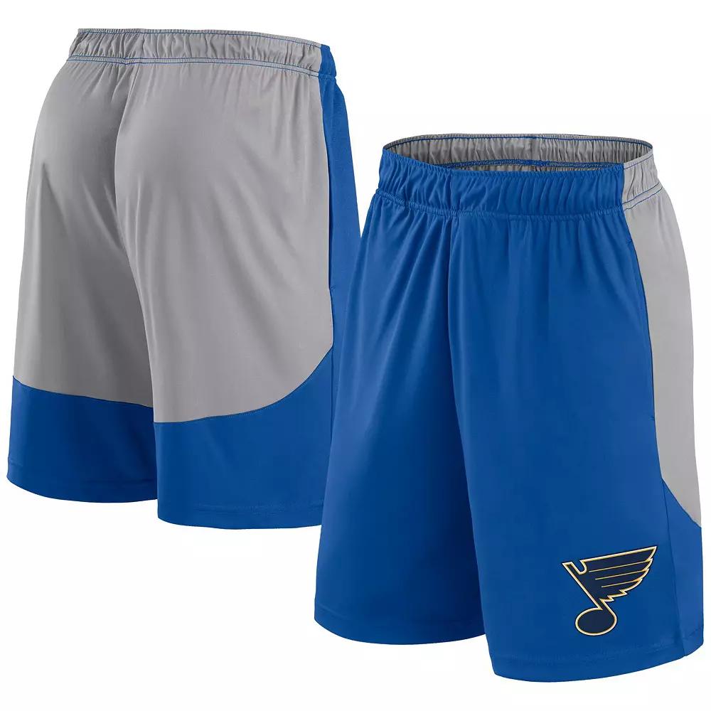 Men's Fanatics Blue New York Rangers Go Hard Shorts, Size: Medium, Ran Blue Product Image