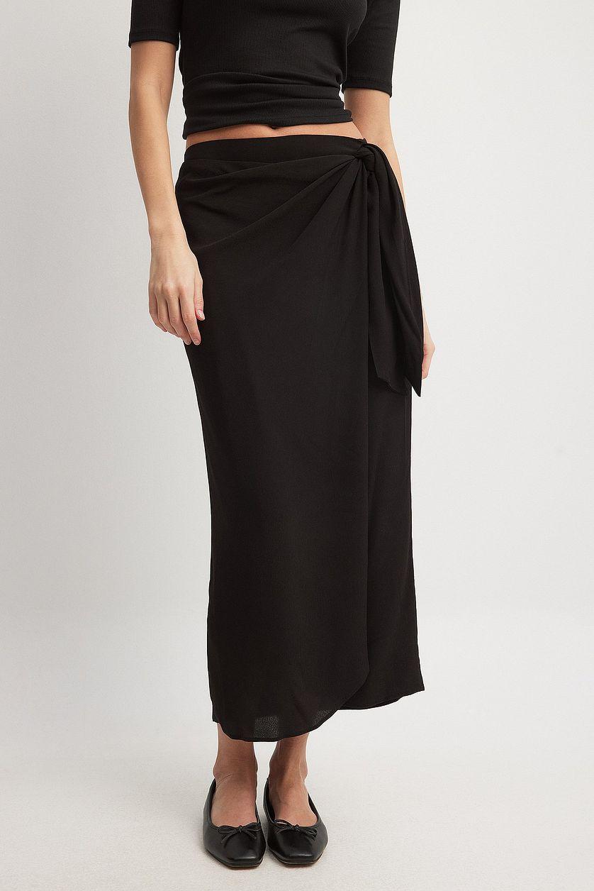 Tied Detail Midi Skirt Product Image