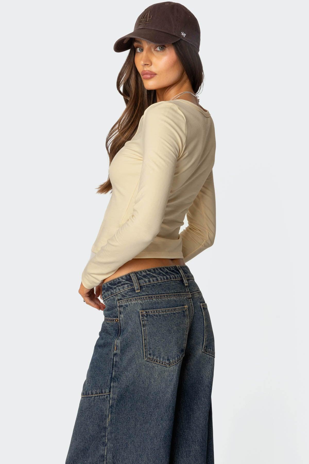 Leah Henley Top Product Image