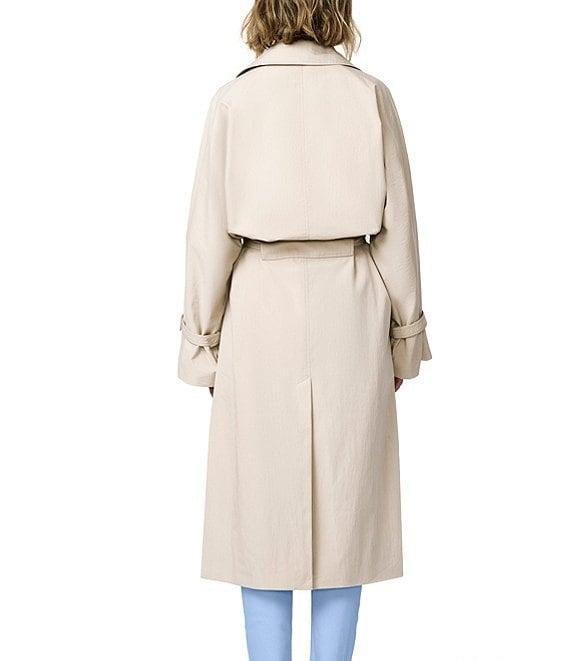 Bernardo Ladies Crinkle Timeless Belted Trench Raincoat Product Image