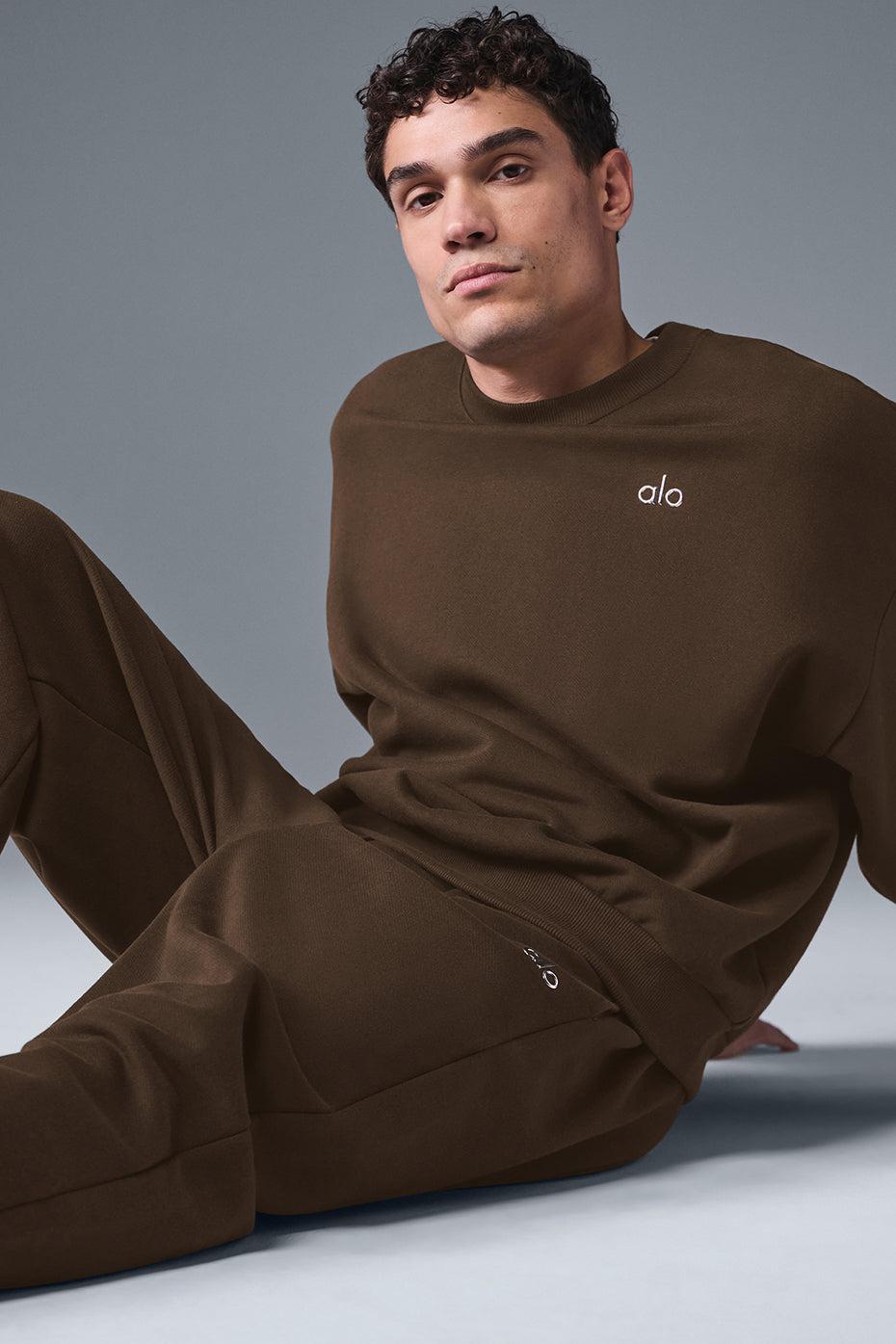 Accolade Crew Neck Pullover - Espresso Male Product Image