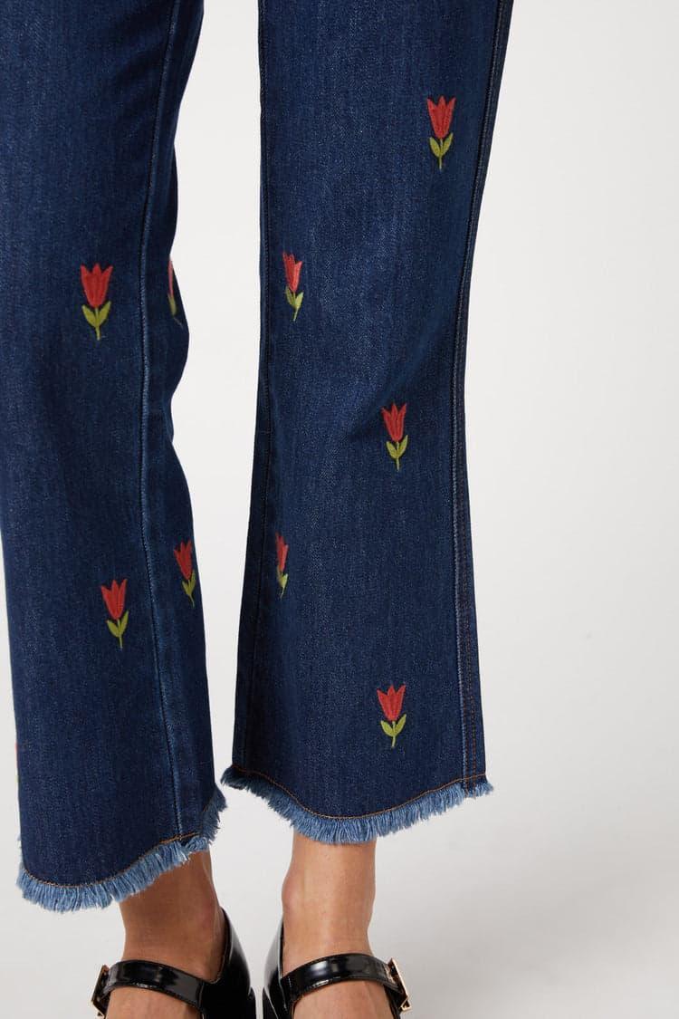 Tulip Embroidered Jean Product Image