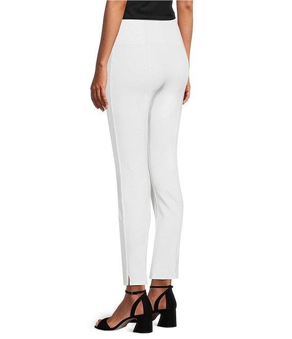 Slim Factor by Investments Coordinating Stretch Ponte Knit Ankle Skinny Pants Product Image