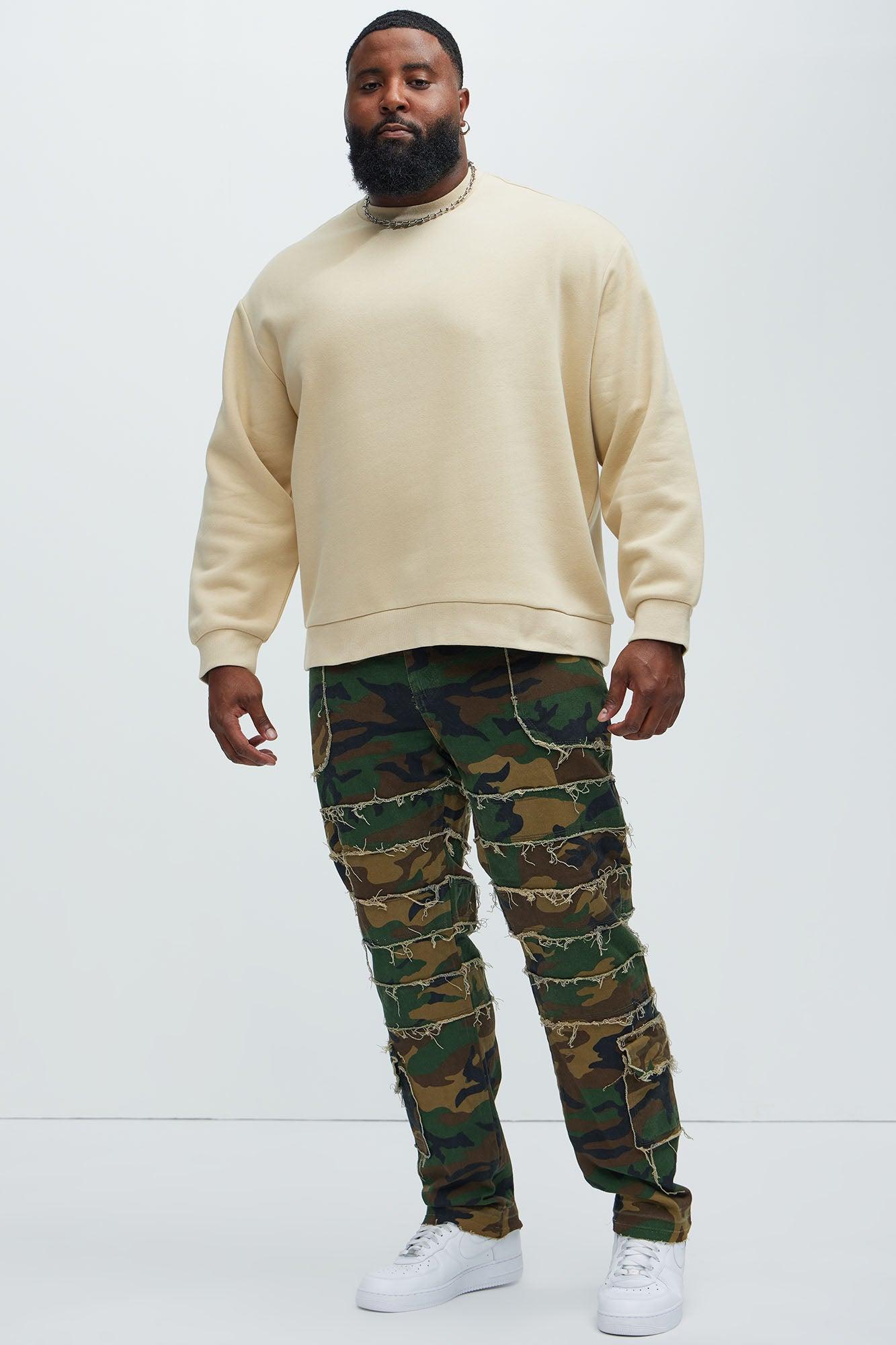 Tyson Crew Neck Sweatshirt - Tan Product Image