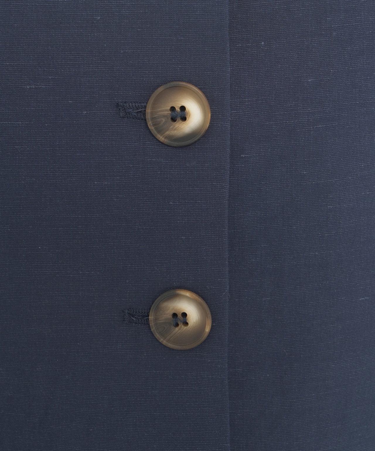 Linen blend vest Product Image