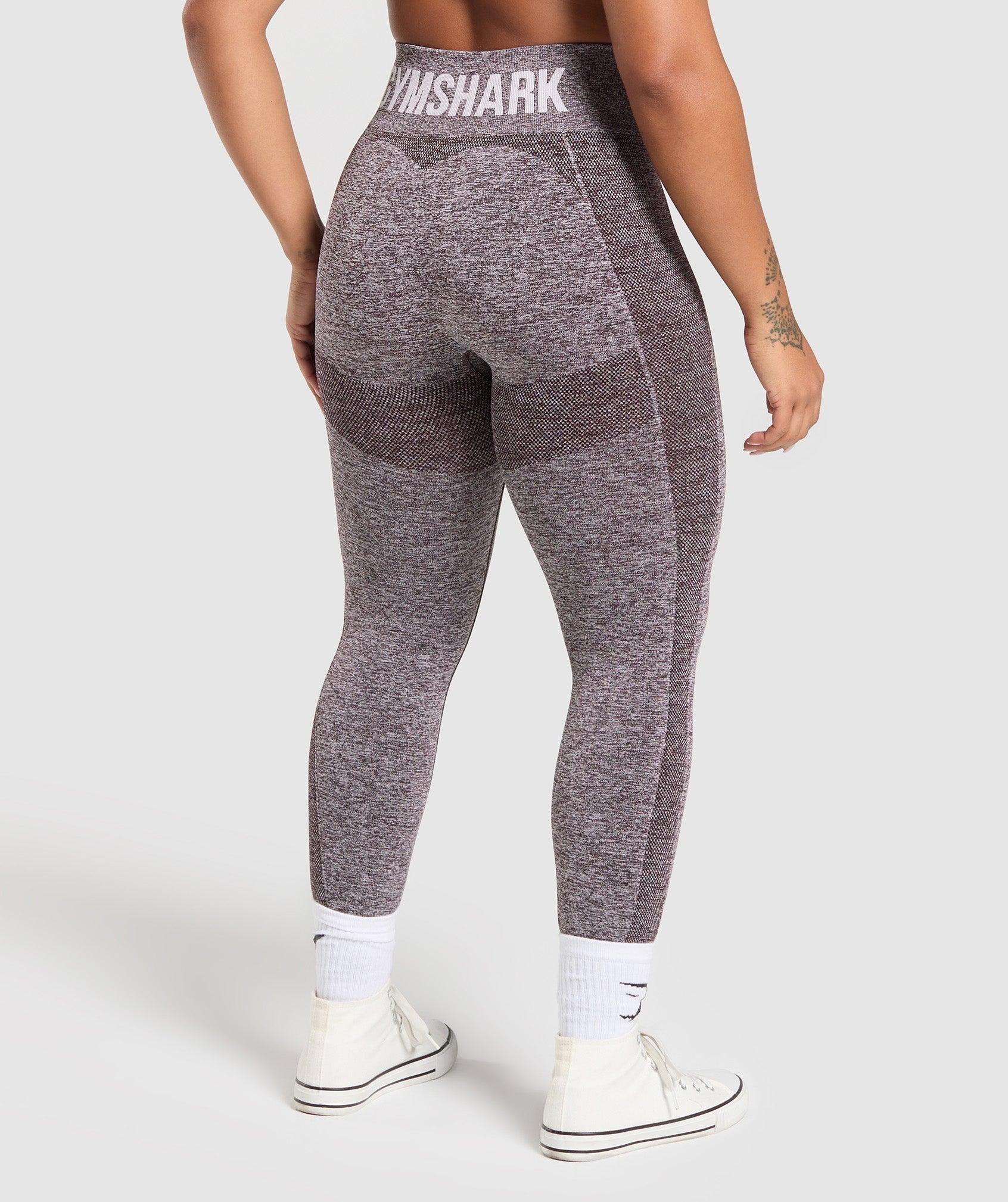 Gymshark Flex High Waisted Leggings - Plum Brown/White Marl Female Product Image