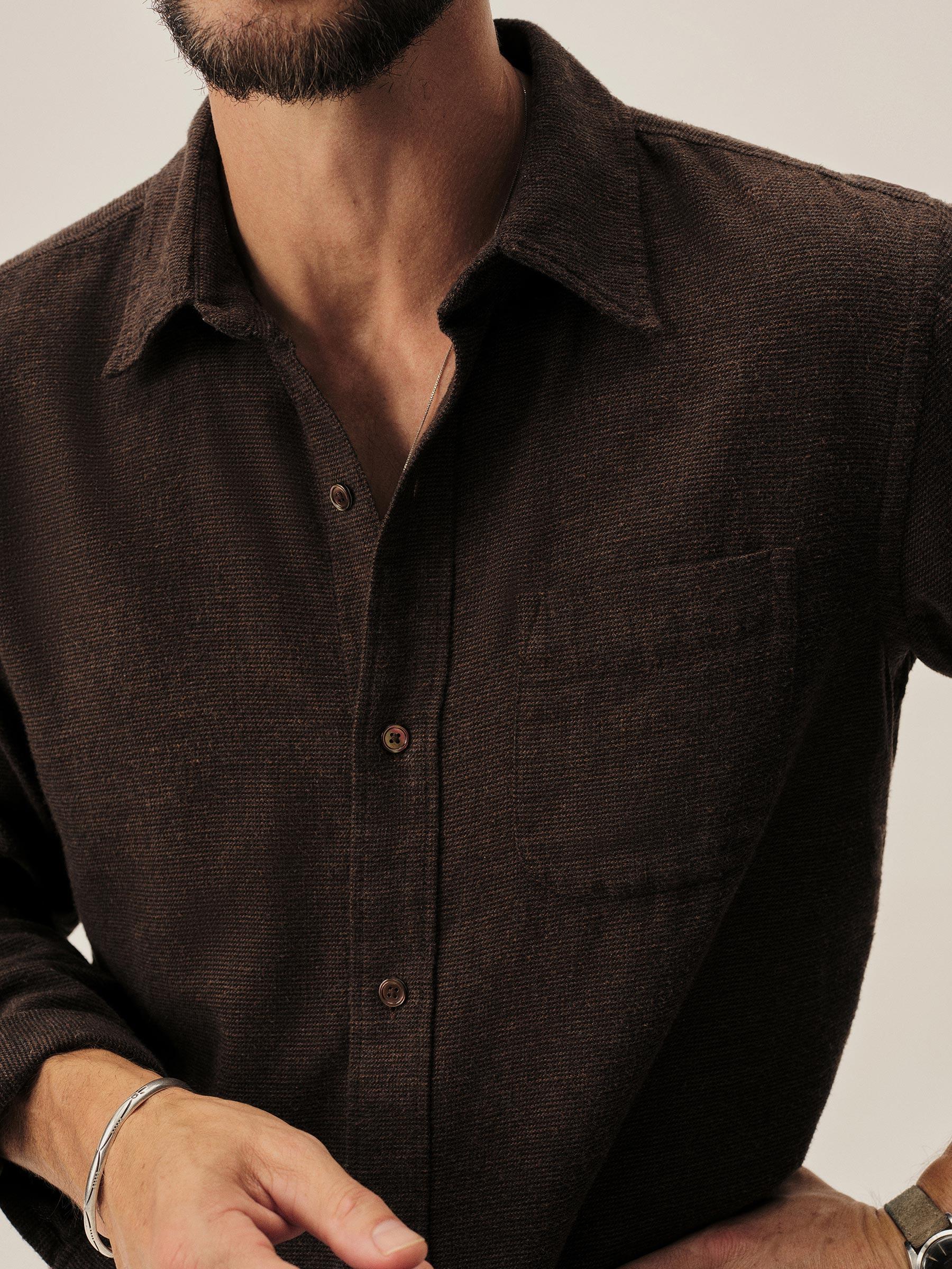 Charcoal Chainmail Check Pacific Twill Flannel Bd Shirt Product Image